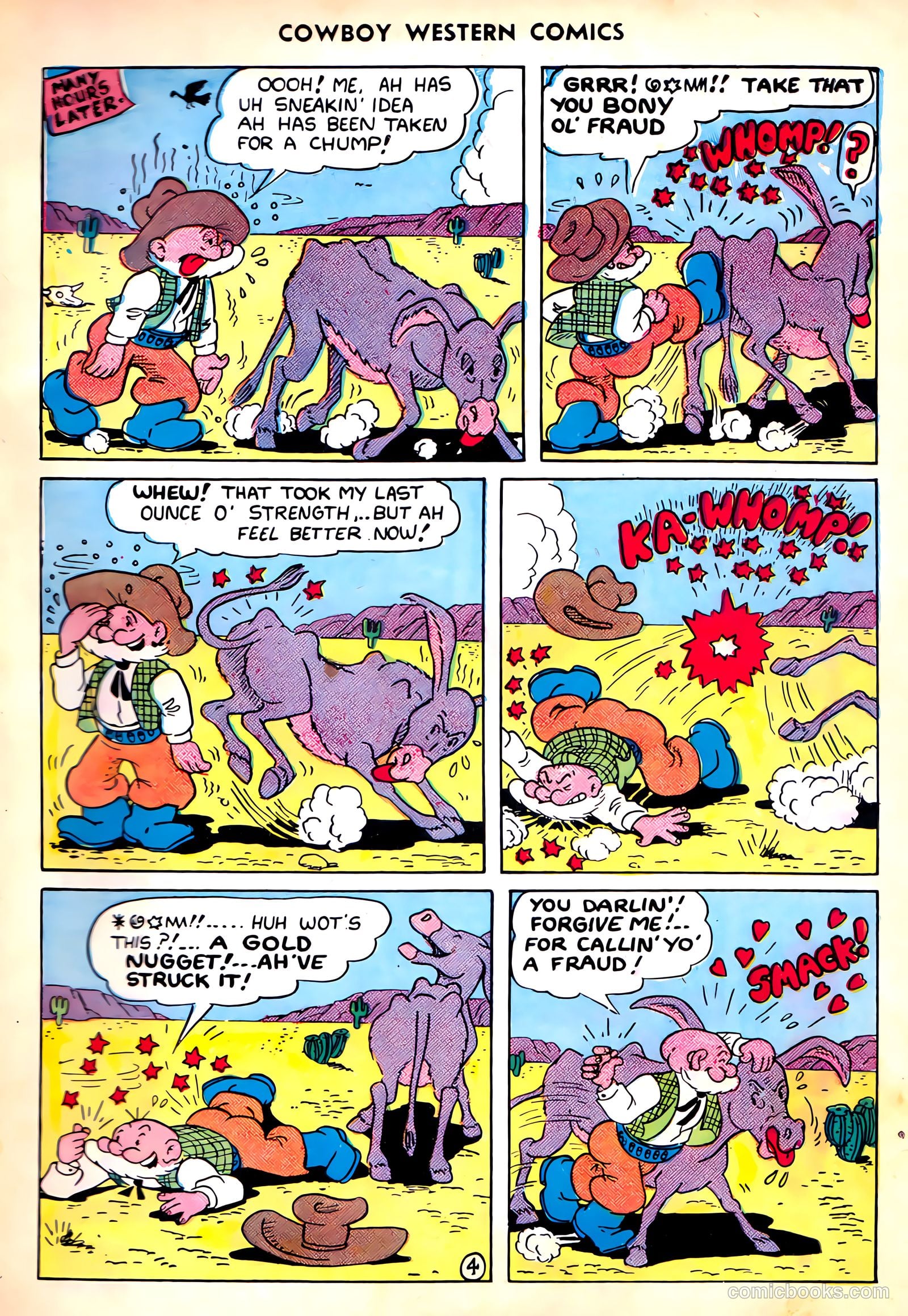 Cowboy Western Comics #30 — page 33 of 36