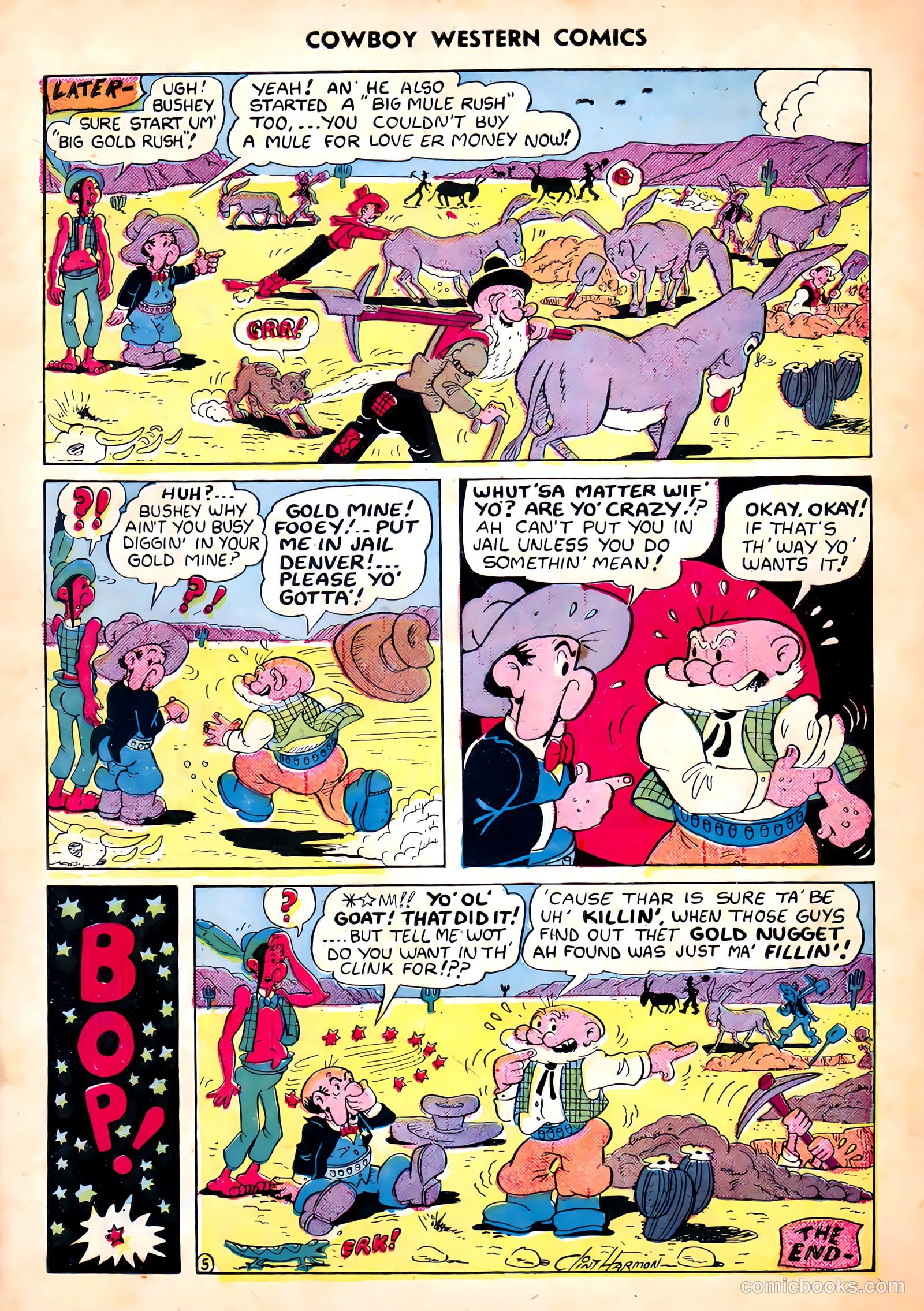 Cowboy Western Comics #30 — page 34 of 36