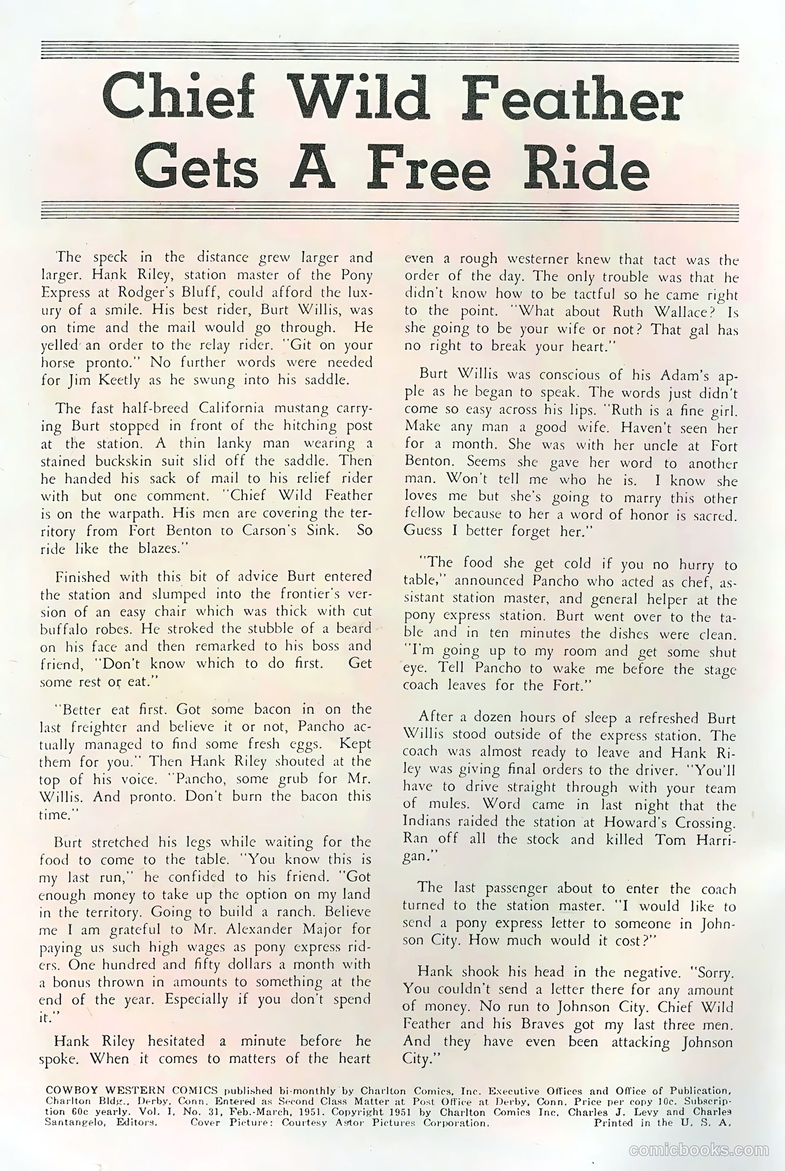 Cowboy Western Comics #31 — page 2 of 36