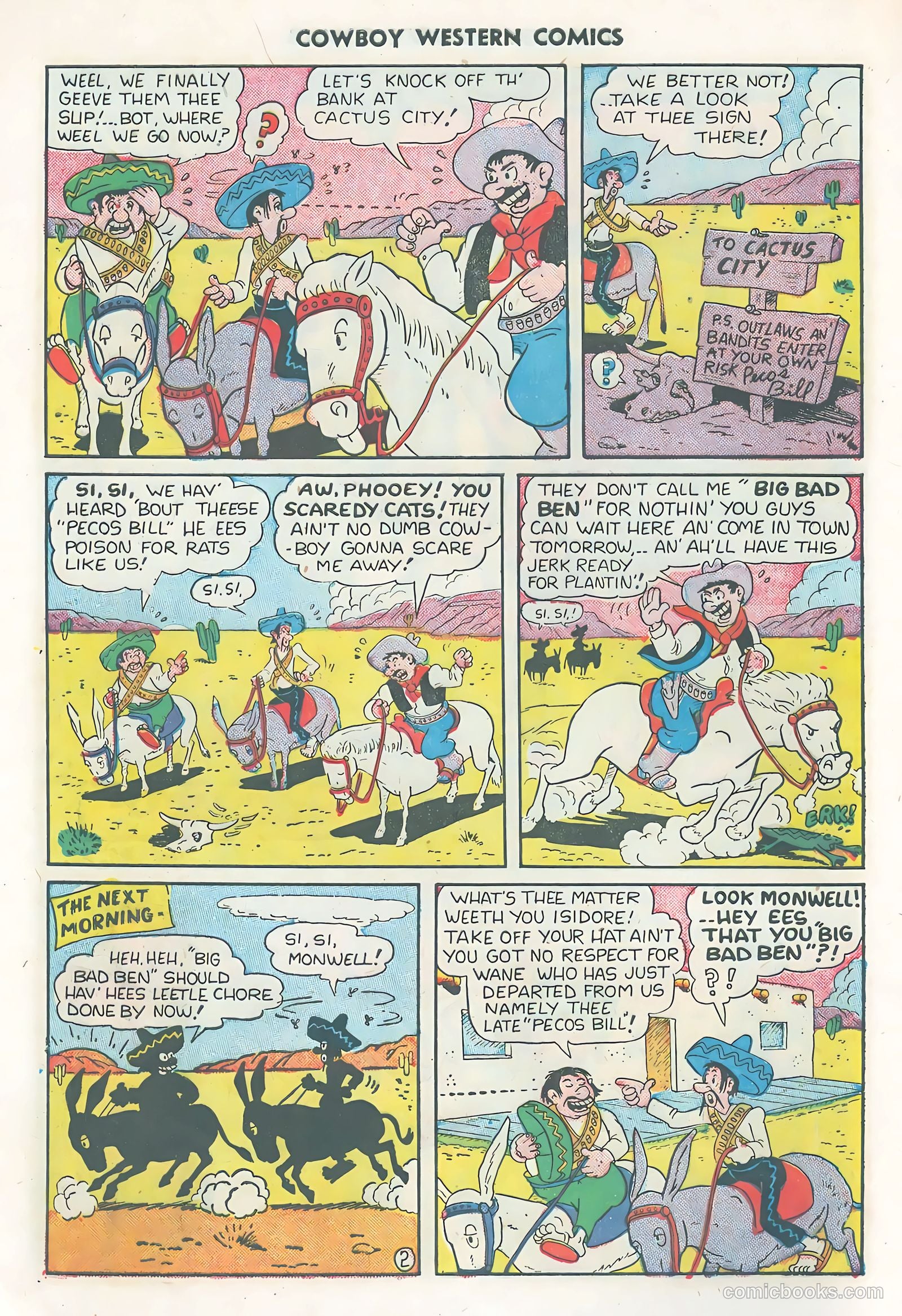 Cowboy Western Comics #31 — page 8 of 36