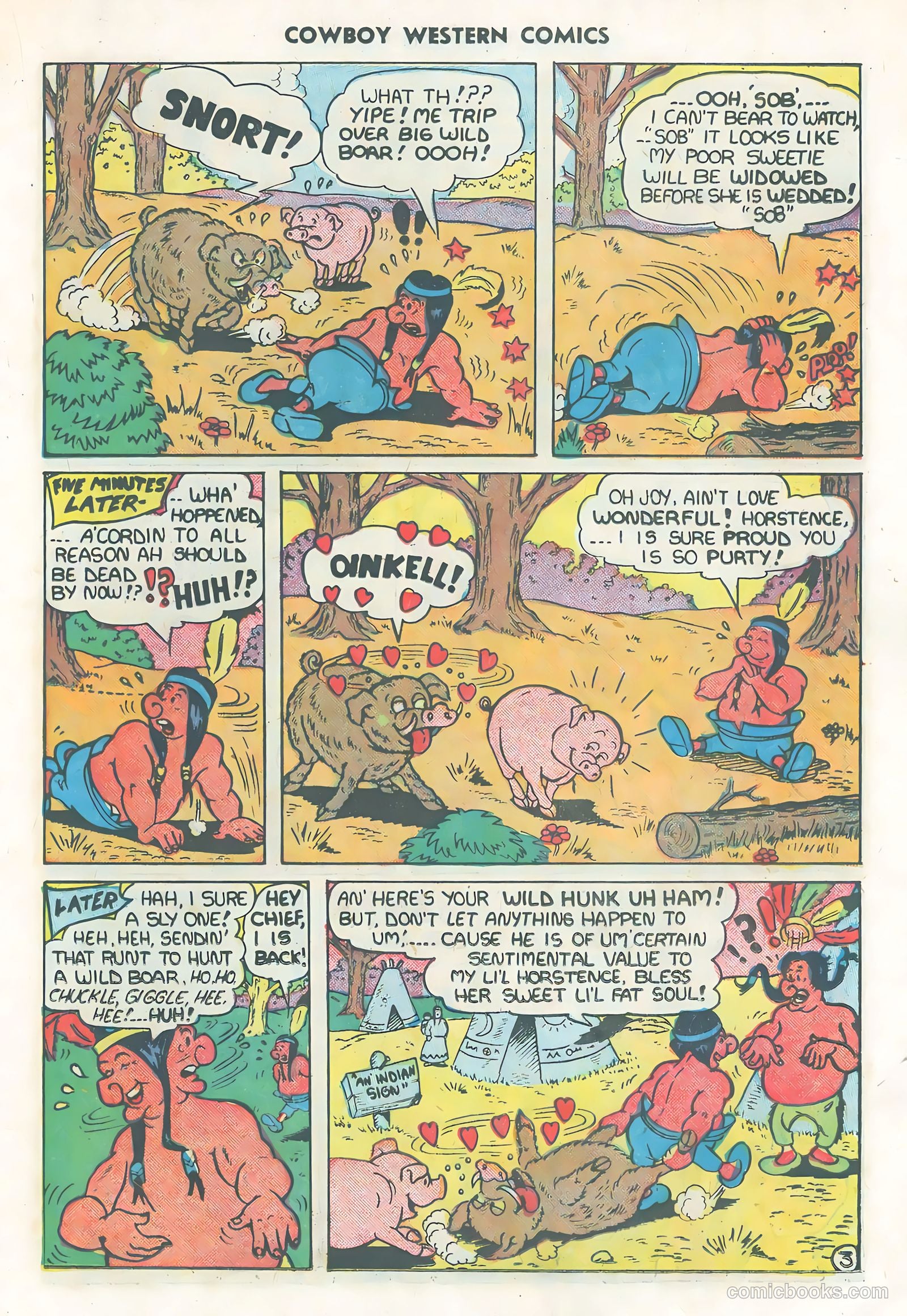 Cowboy Western Comics #31 — page 19 of 36