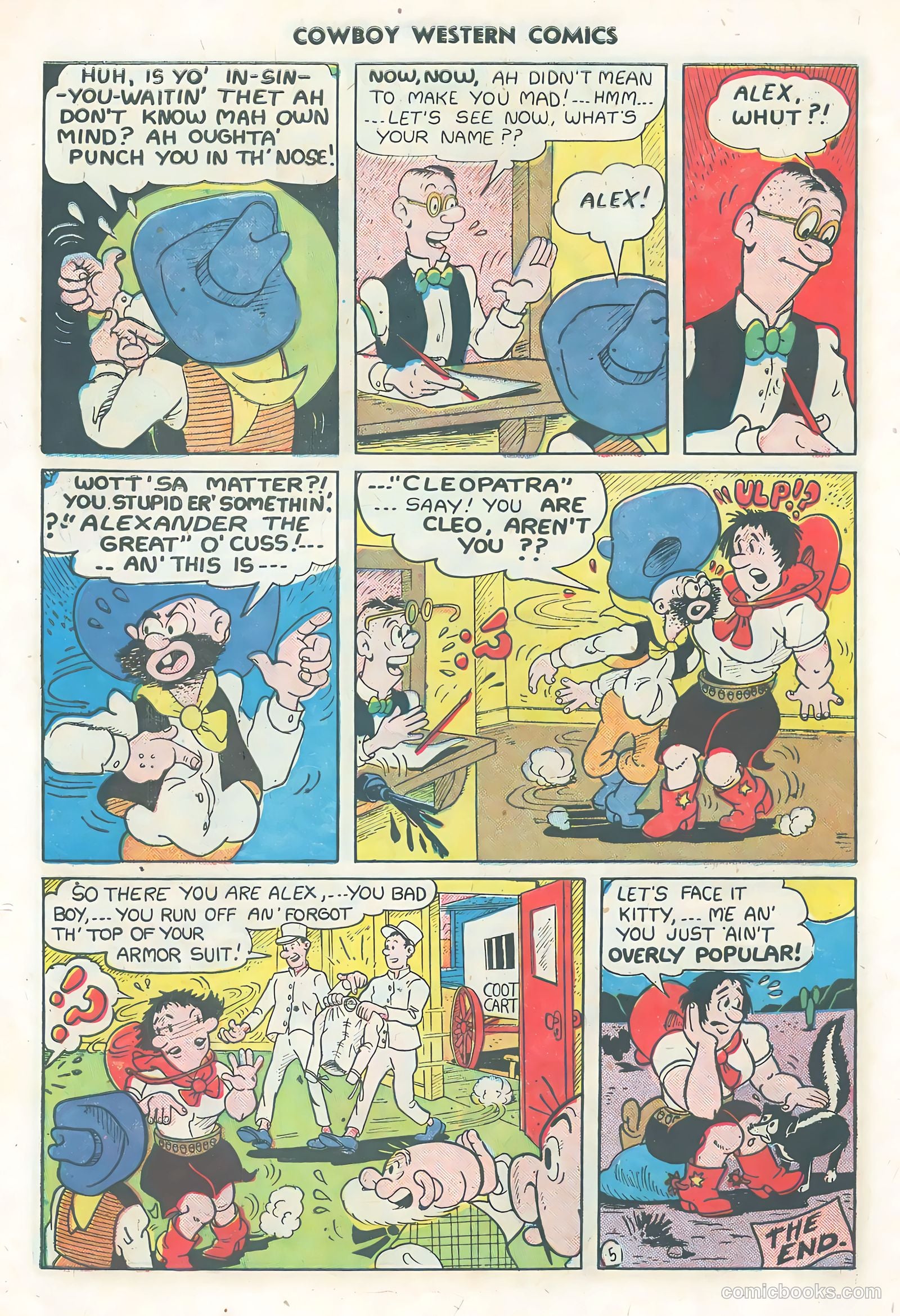 Cowboy Western Comics #31 — page 30 of 36