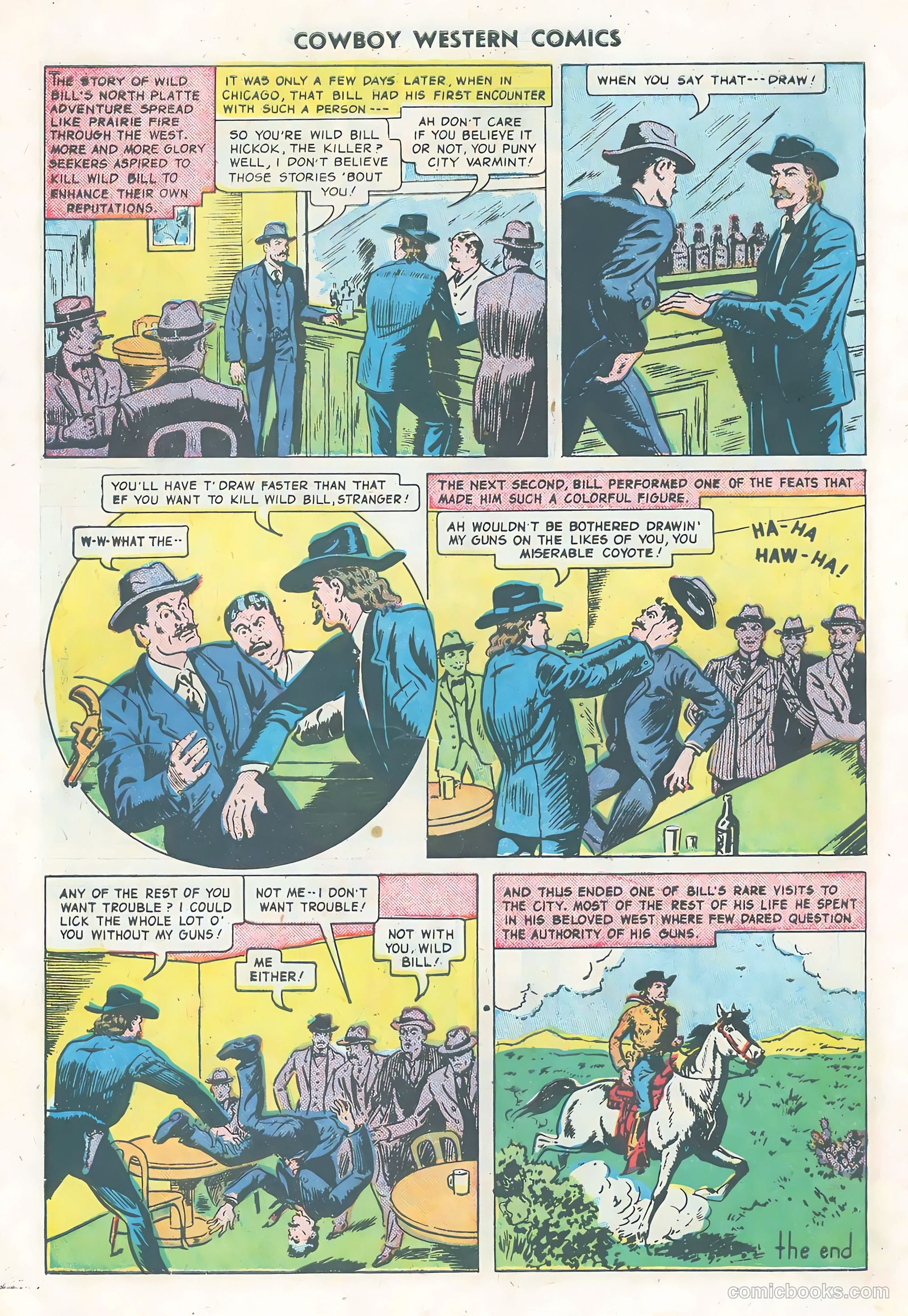 Cowboy Western Comics #31 — page 34 of 36