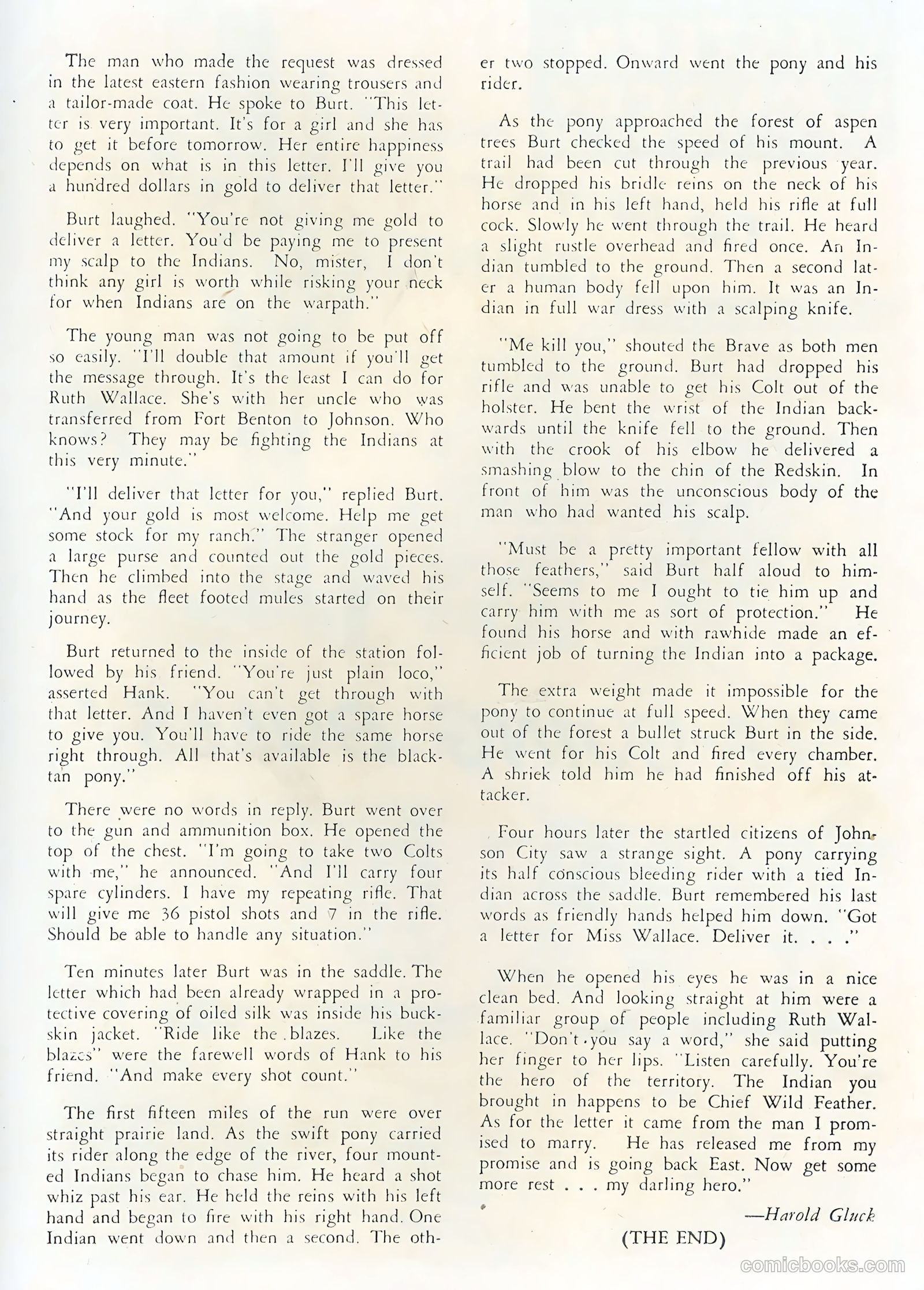 Cowboy Western Comics #31 — page 35 of 36