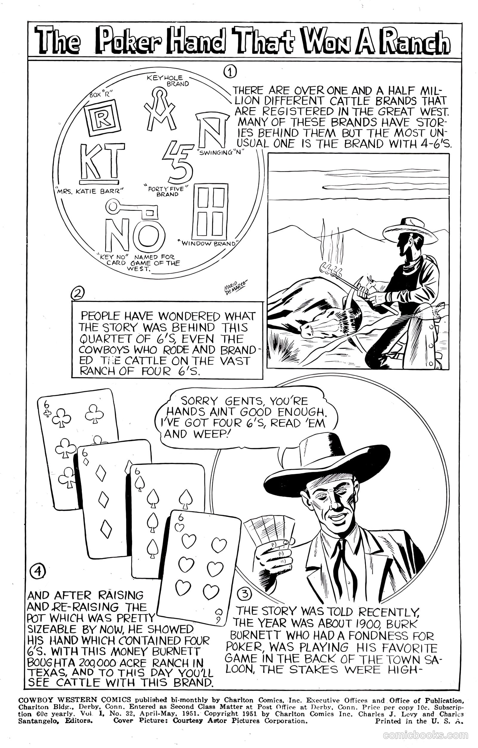 Cowboy Western Comics #32 — page 2 of 36