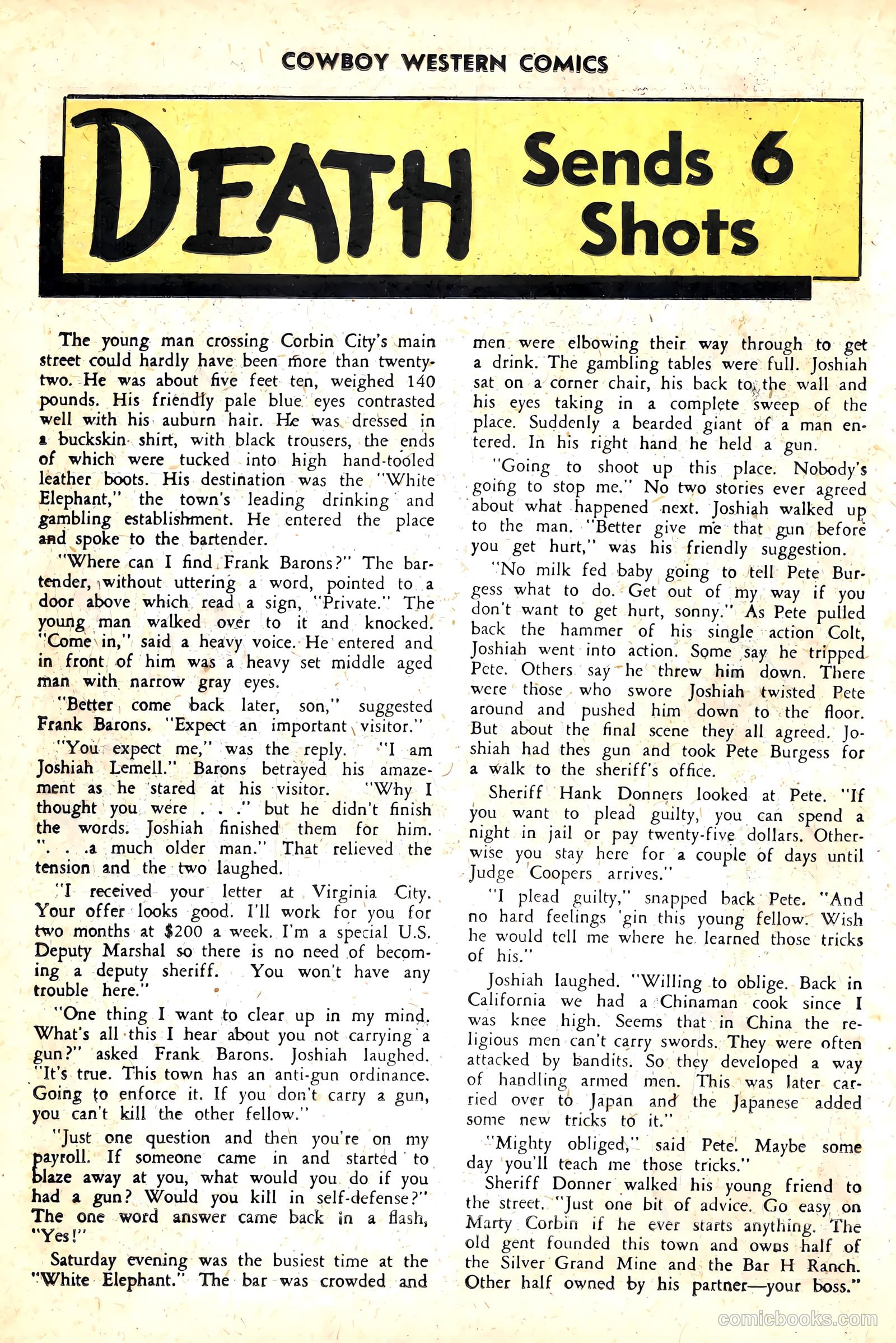 Cowboy Western Comics #32 — page 18 of 36