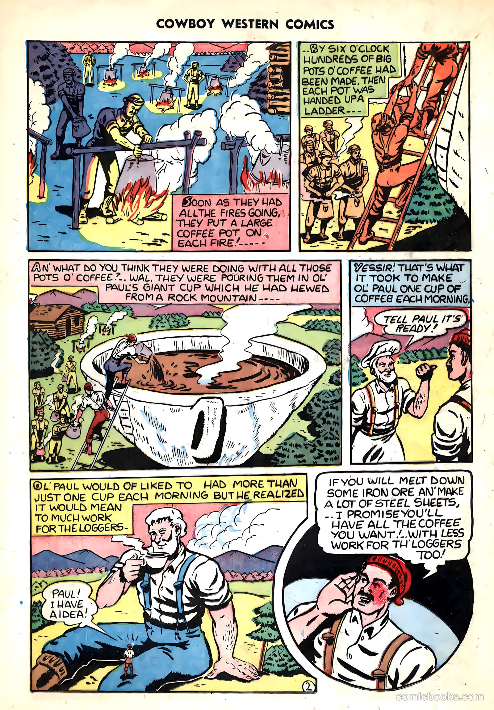 Cowboy Western Comics #32 — page 21 of 36