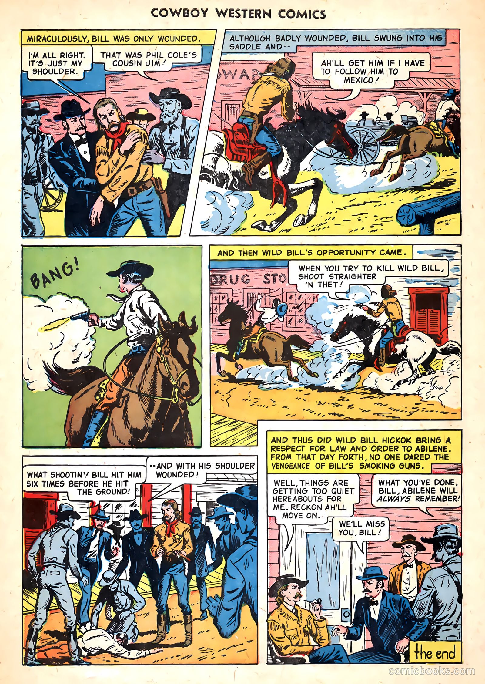 Cowboy Western Comics #32 — page 34 of 36