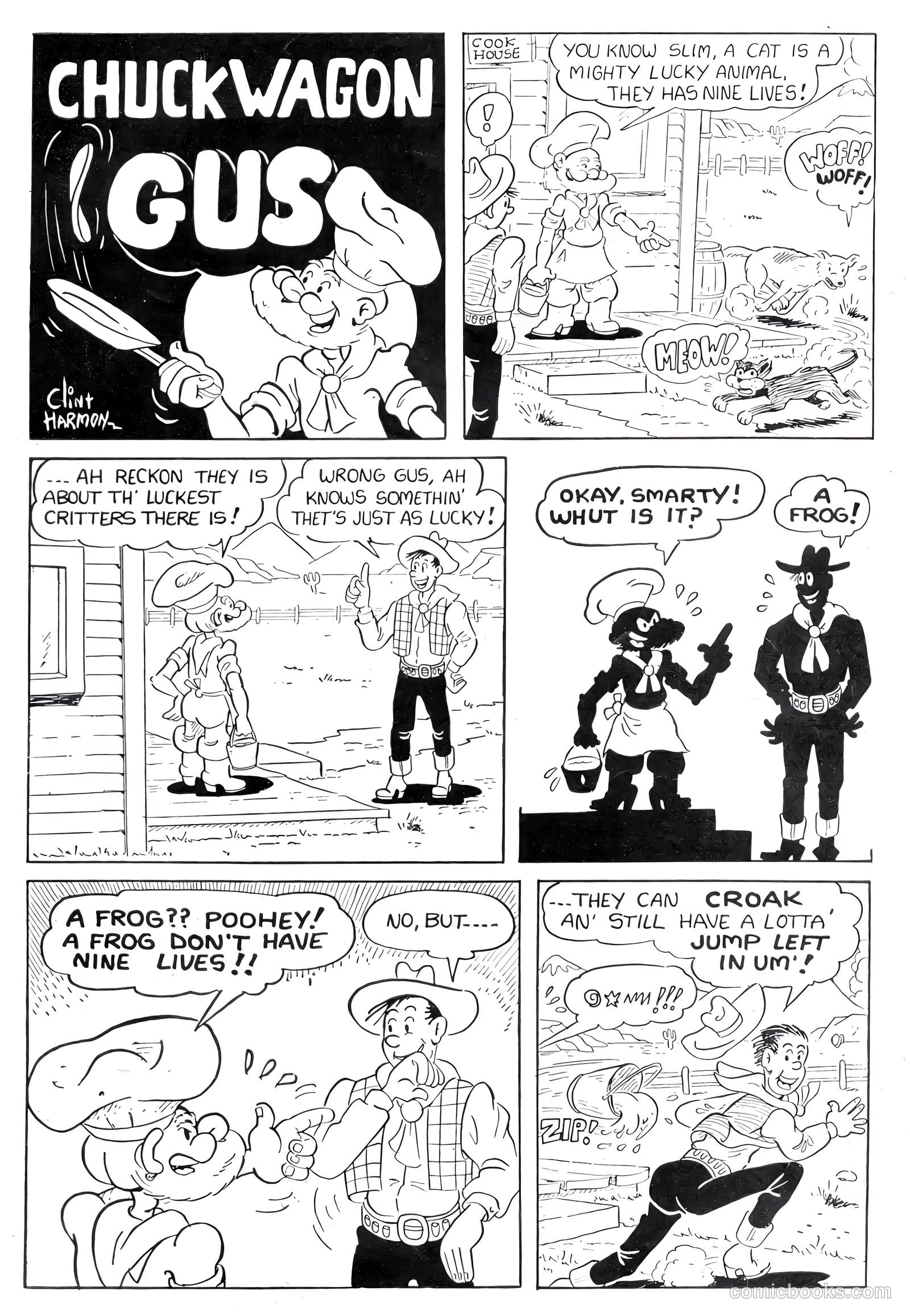 Cowboy Western Comics #32 — page 35 of 36