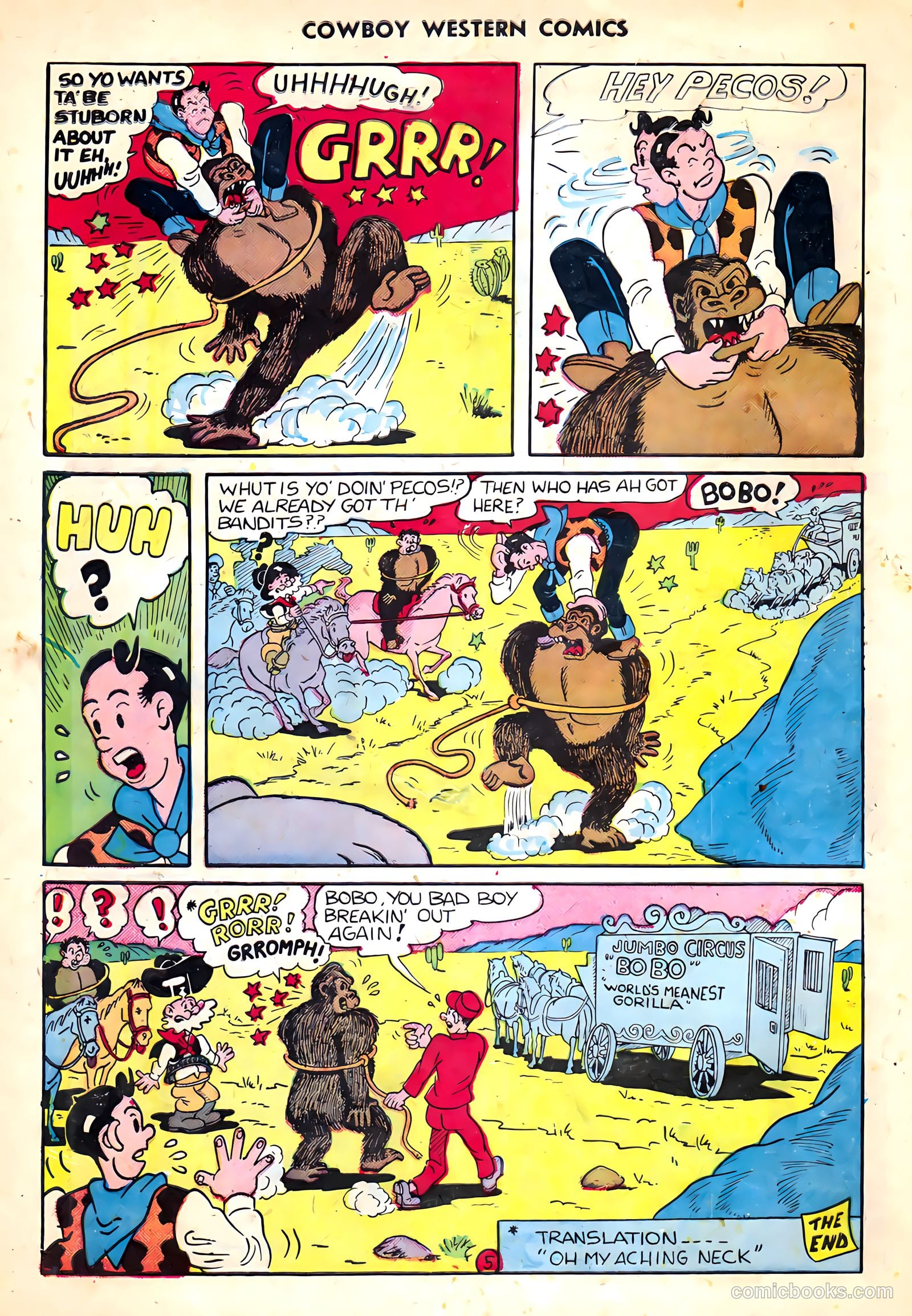 Cowboy Western Comics #33 — page 30 of 36