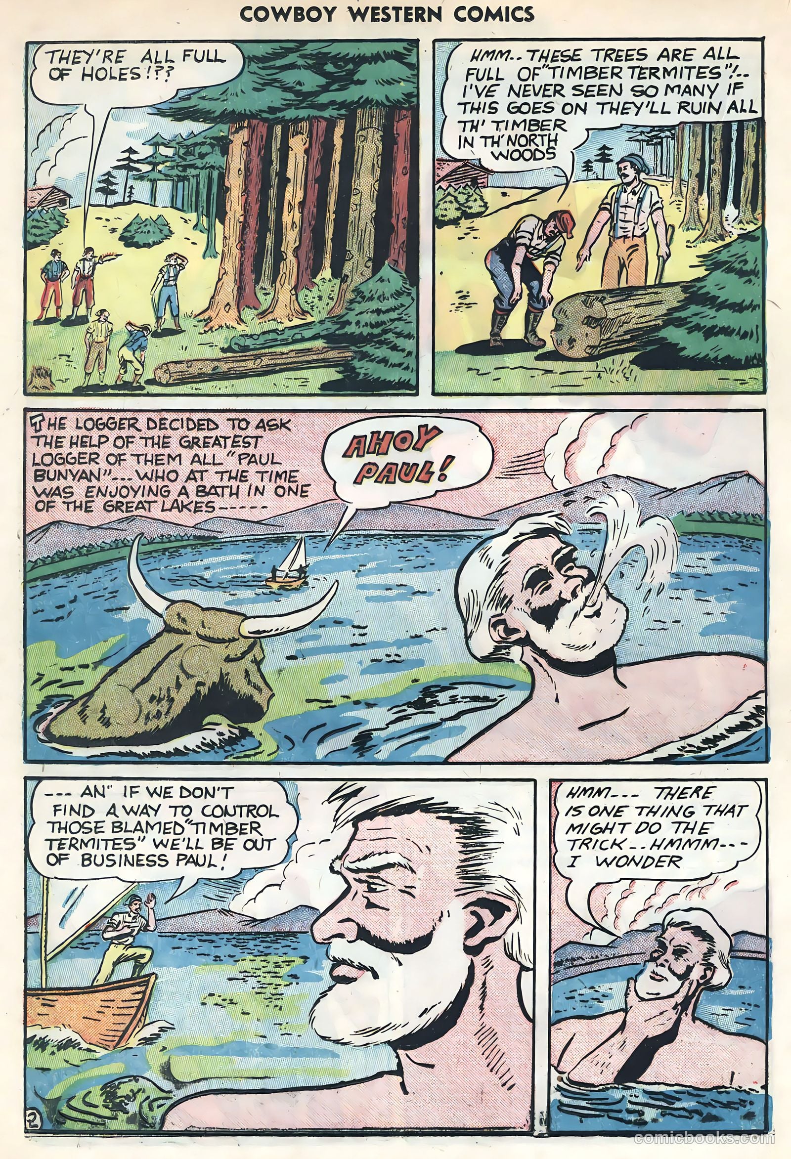 Cowboy Western Comics #34 — page 20 of 36