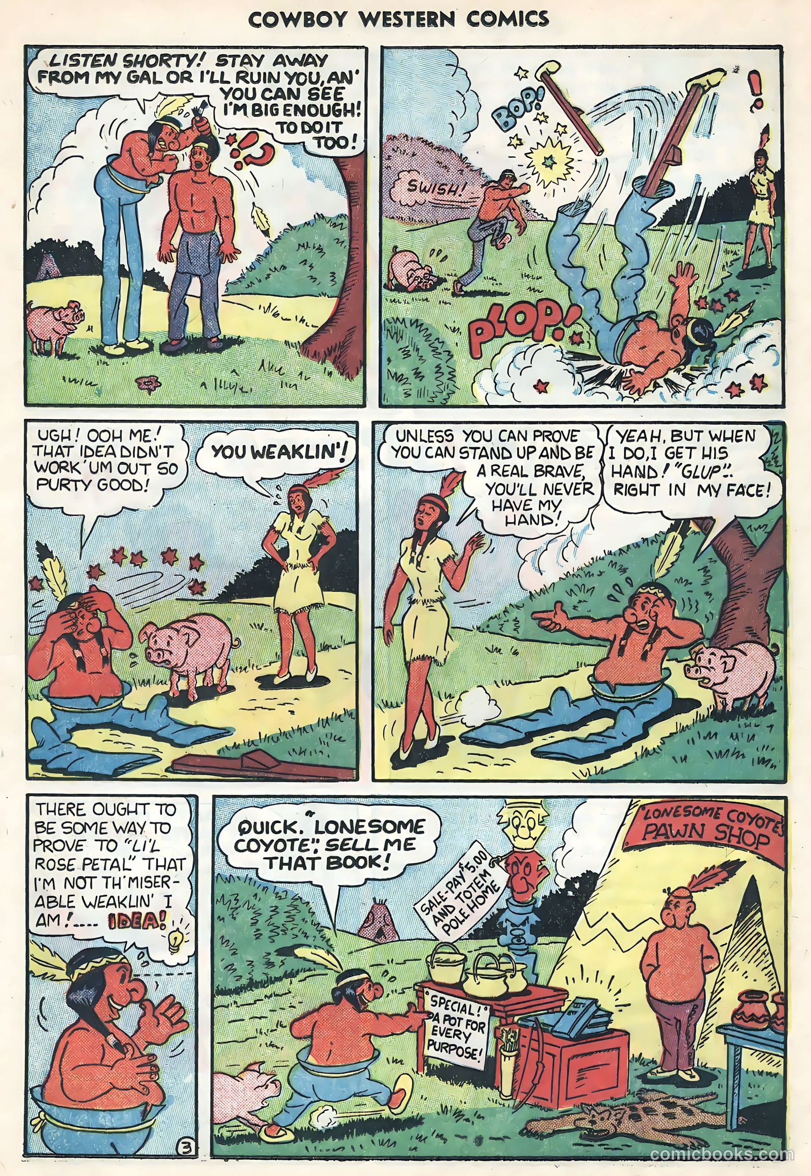Cowboy Western Comics #34 — page 25 of 36