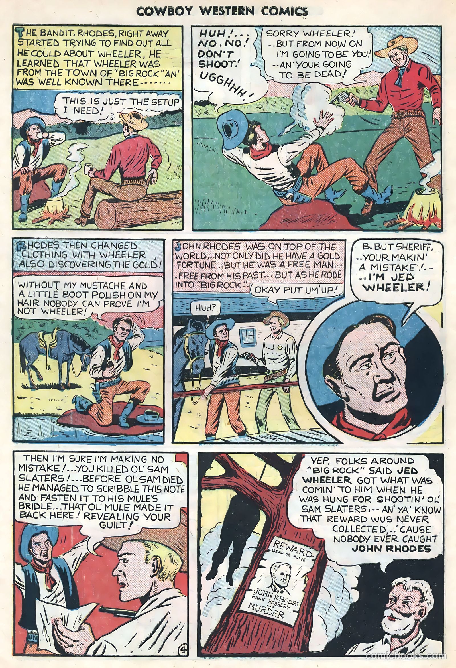 Cowboy Western Comics #34 — page 30 of 36