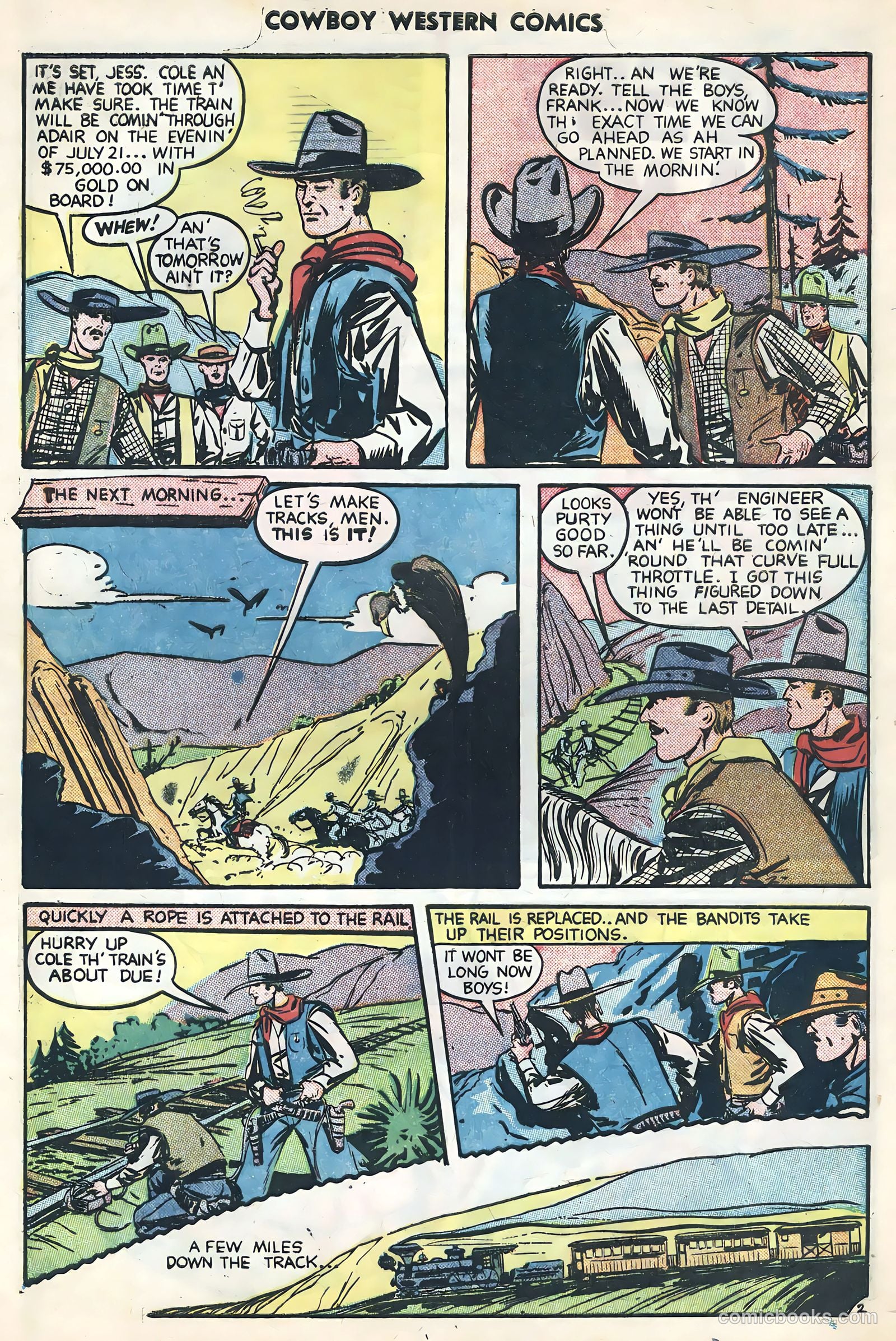 Cowboy Western Comics #34 — page 32 of 36