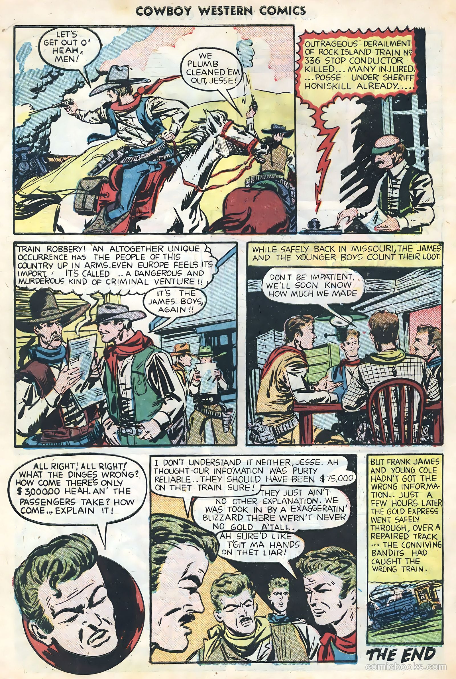 Cowboy Western Comics #34 — page 34 of 36