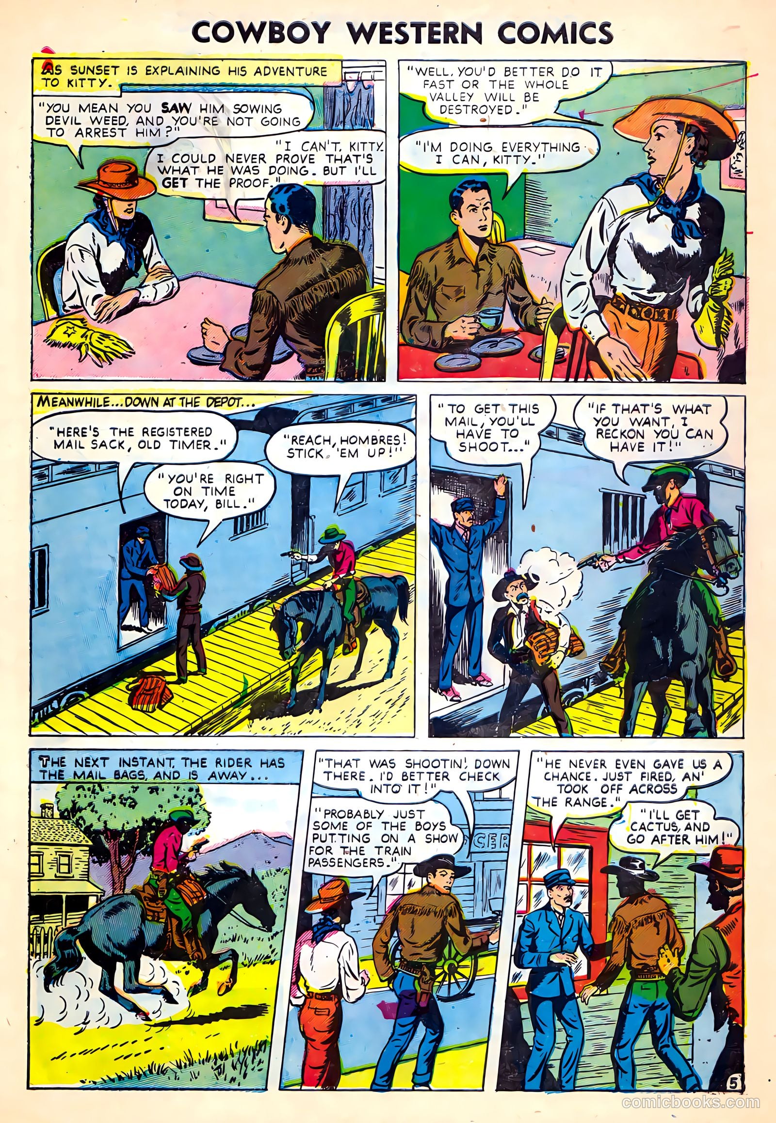 Cowboy Western Comics #35 — page 7 of 36