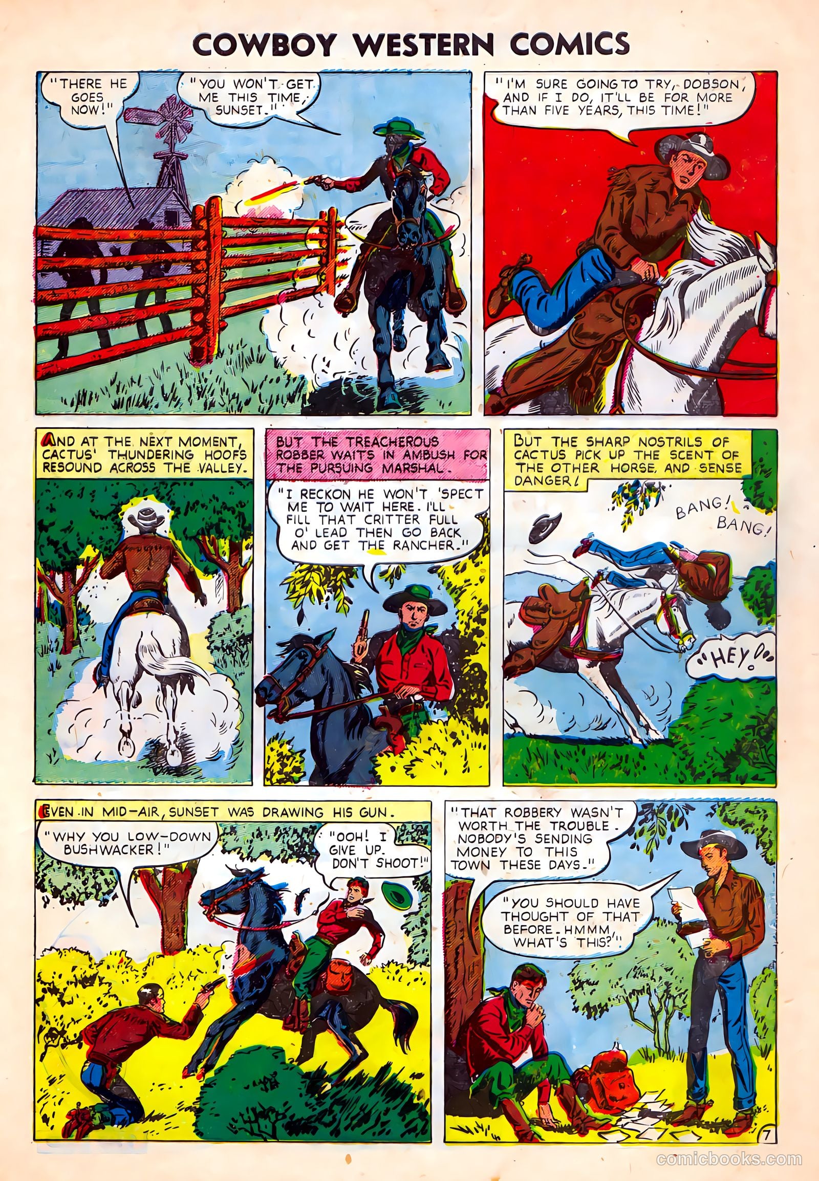 Cowboy Western Comics #35 — page 9 of 36