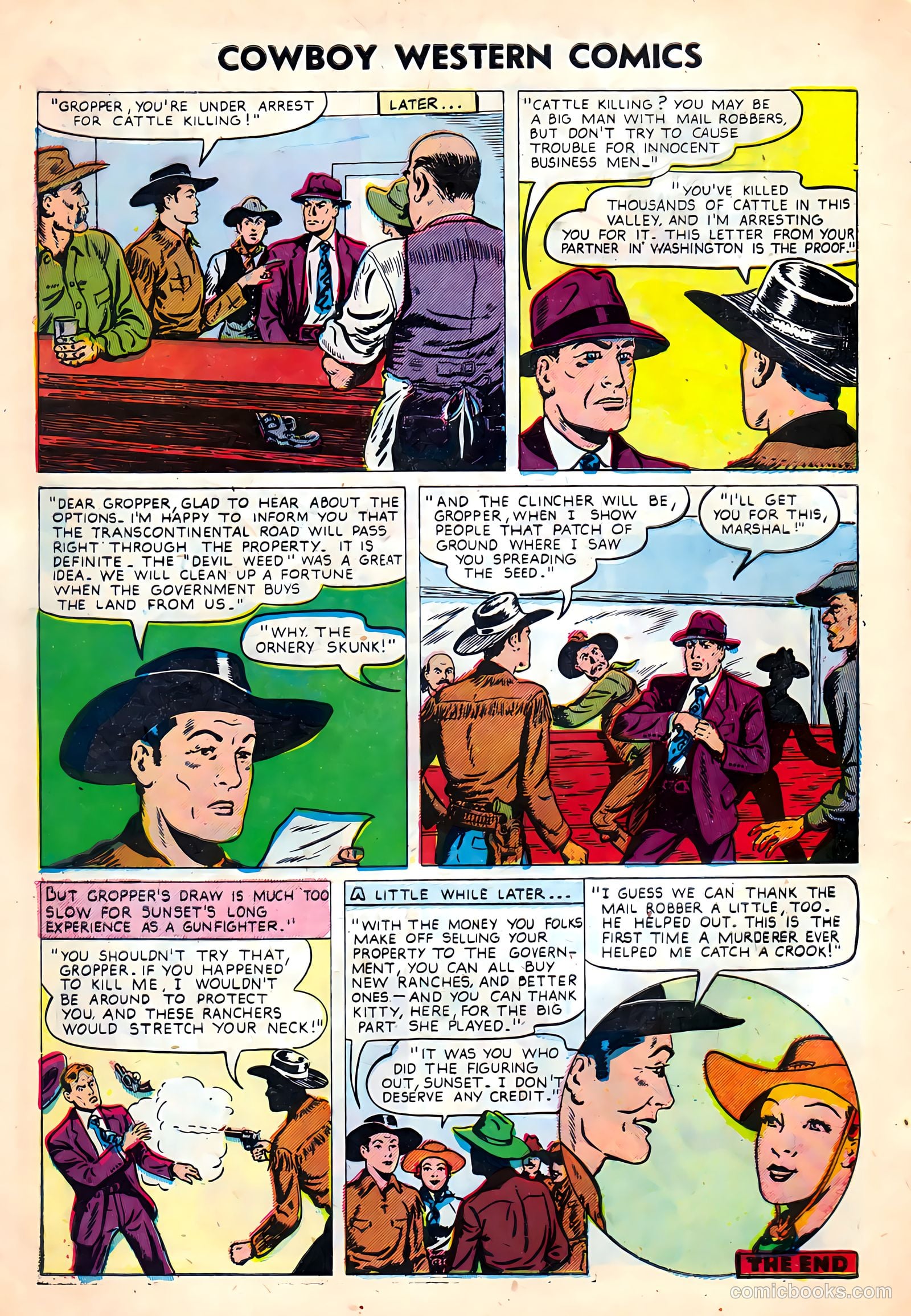 Cowboy Western Comics #35 — page 10 of 36