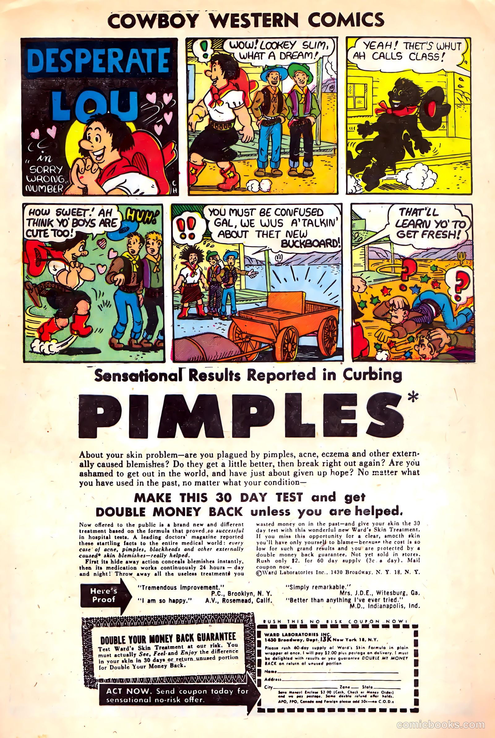 Cowboy Western Comics #35 — page 33 of 36