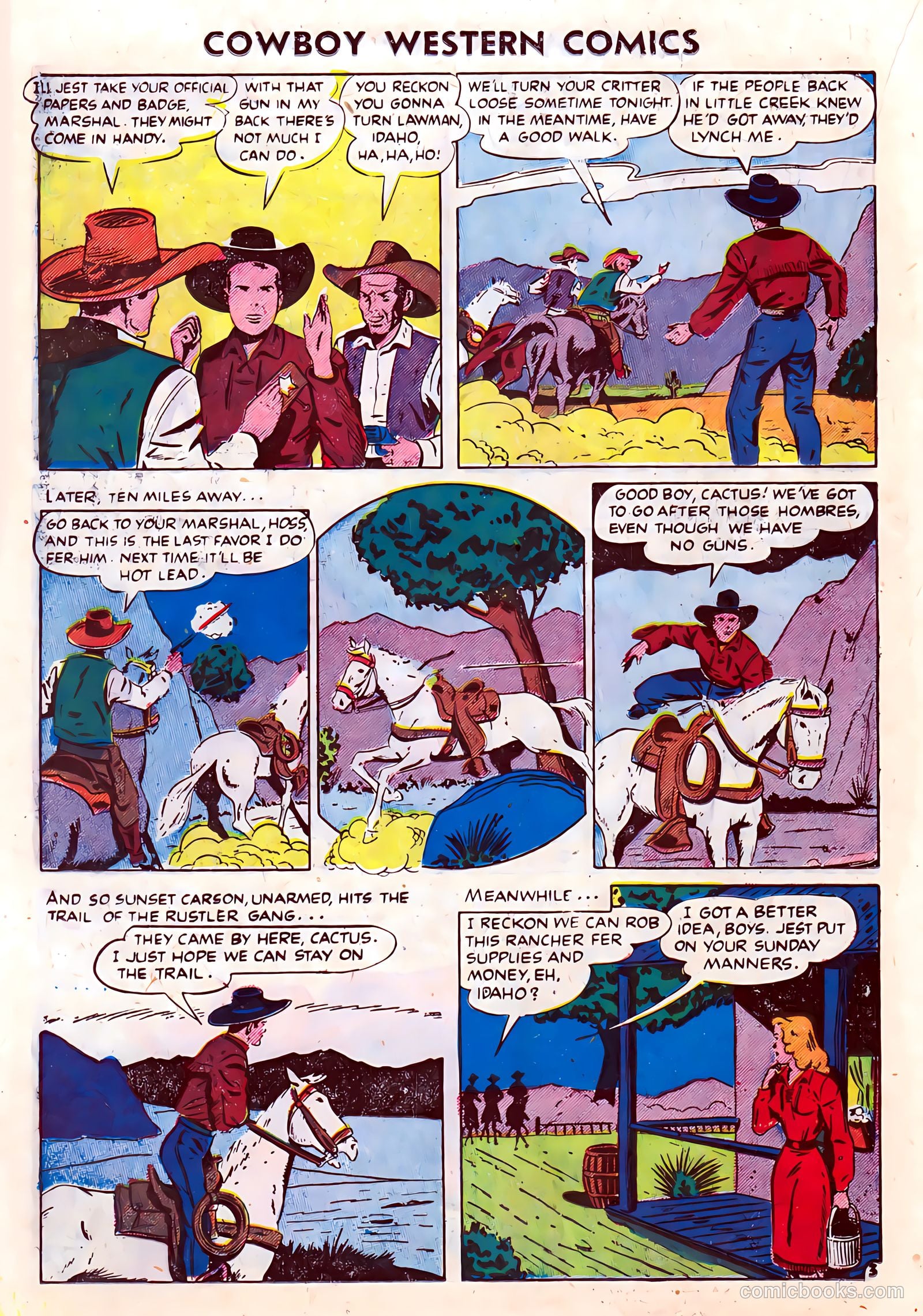 Cowboy Western Comics #36 — page 14 of 36