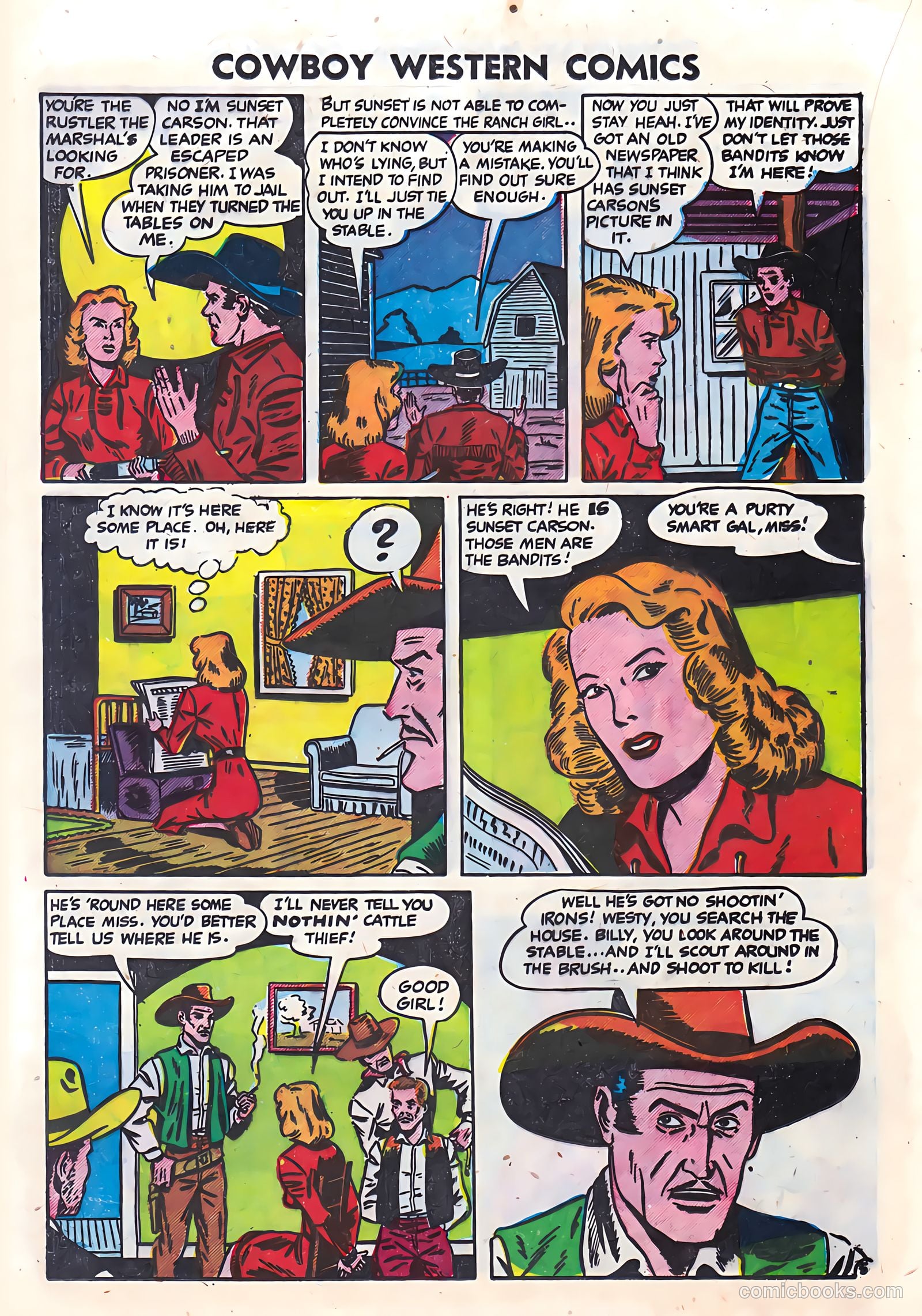 Cowboy Western Comics #36 — page 16 of 36