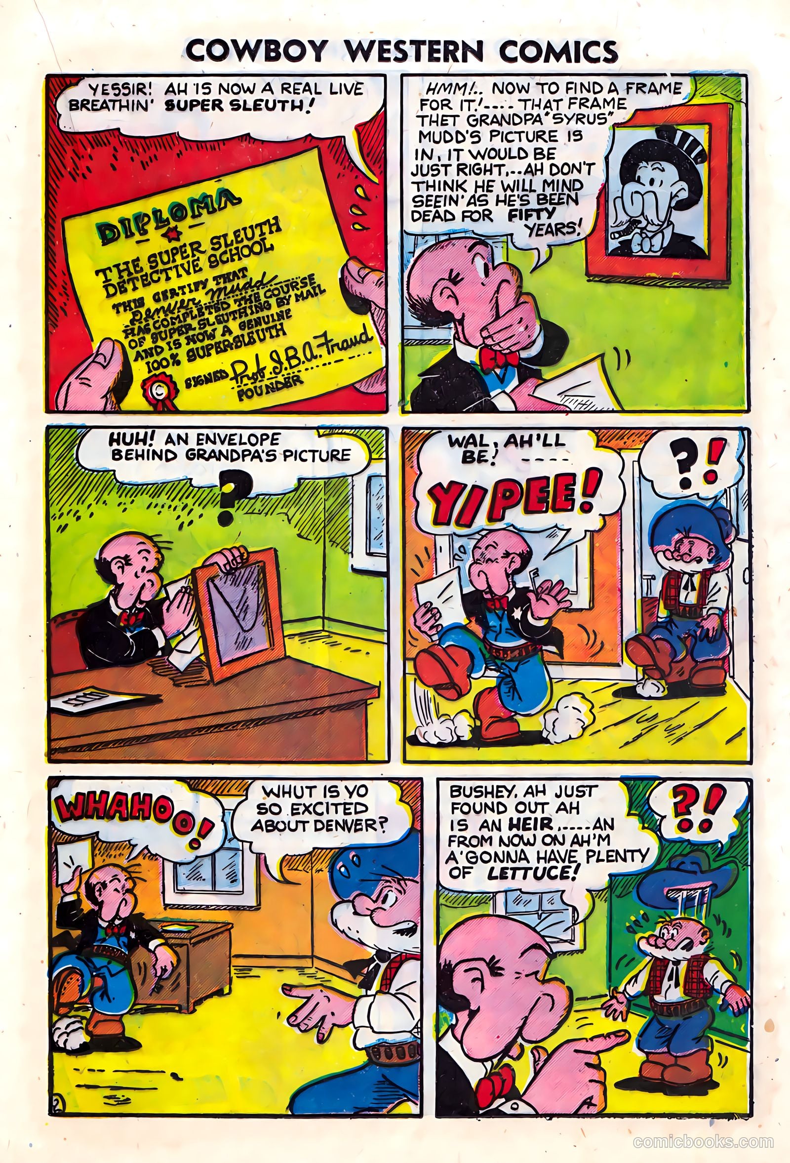 Cowboy Western Comics #36 — page 21 of 36