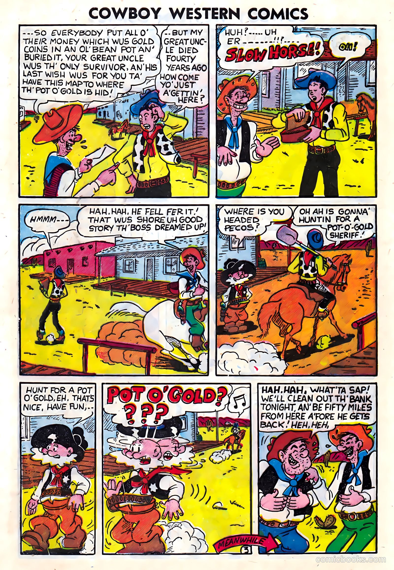 Cowboy Western Comics #36 — page 32 of 36