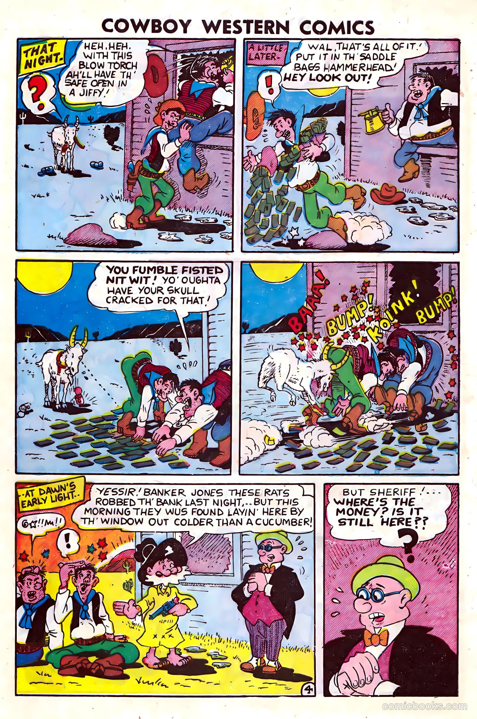 Cowboy Western Comics #36 — page 33 of 36