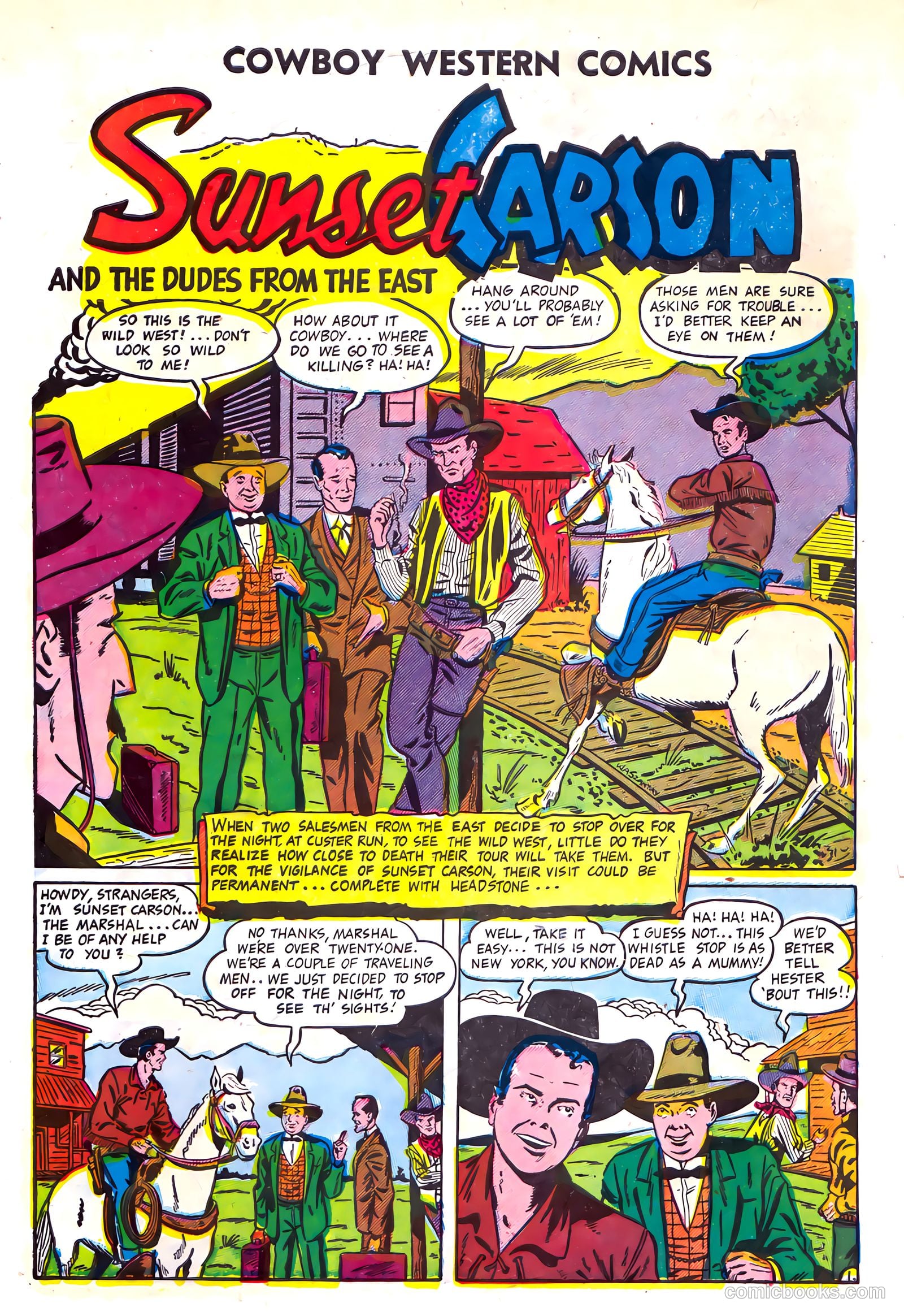 Cowboy Western Comics #37 — page 3 of 36