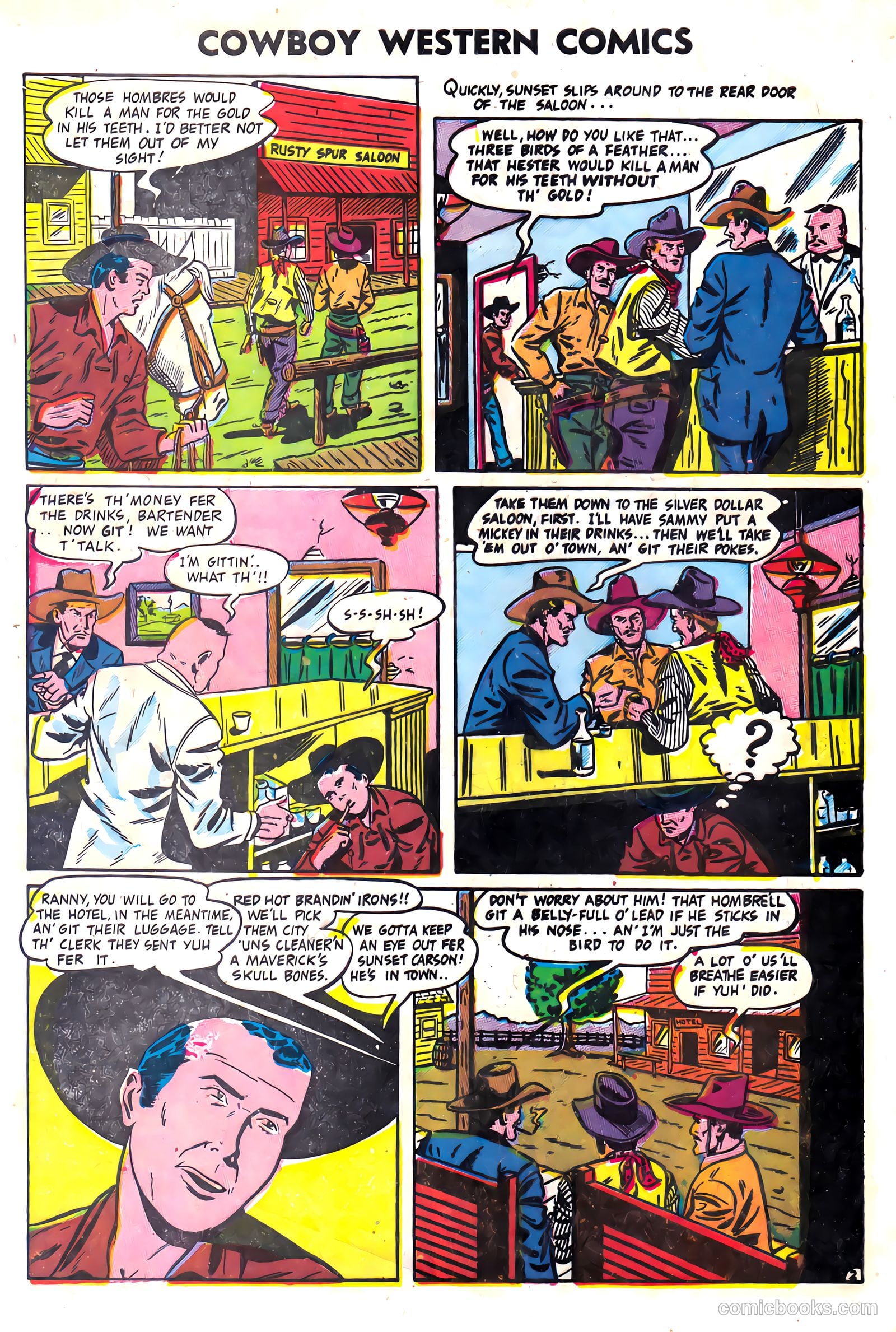 Cowboy Western Comics #37 — page 4 of 36