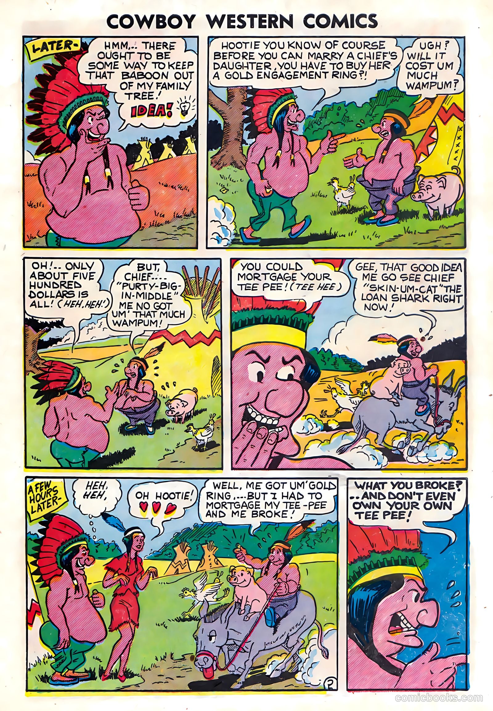Cowboy Western Comics #37 — page 27 of 36
