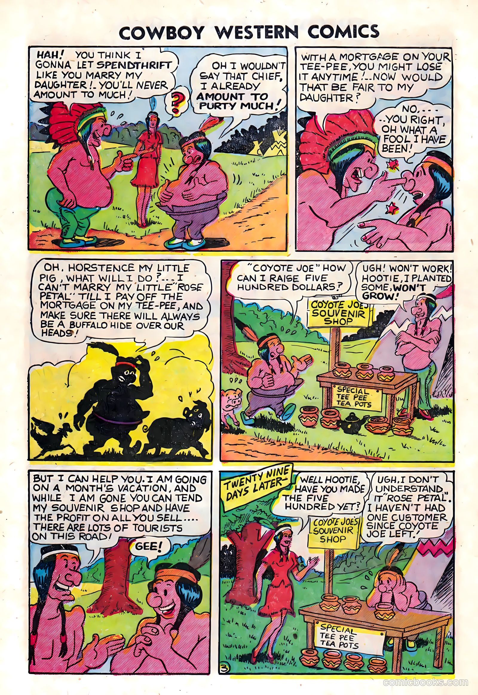 Cowboy Western Comics #37 — page 28 of 36