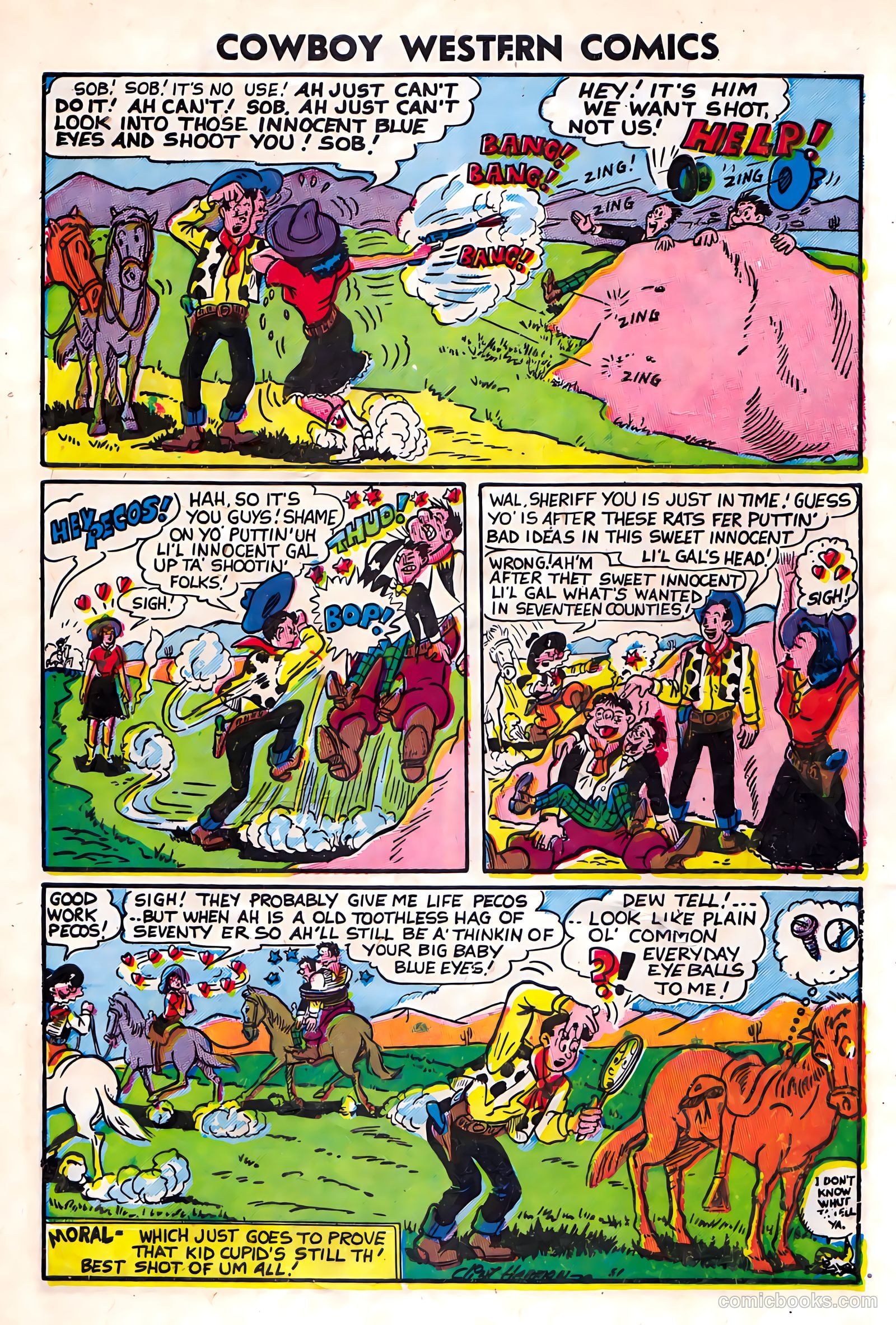 Cowboy Western Comics #37 — page 33 of 36
