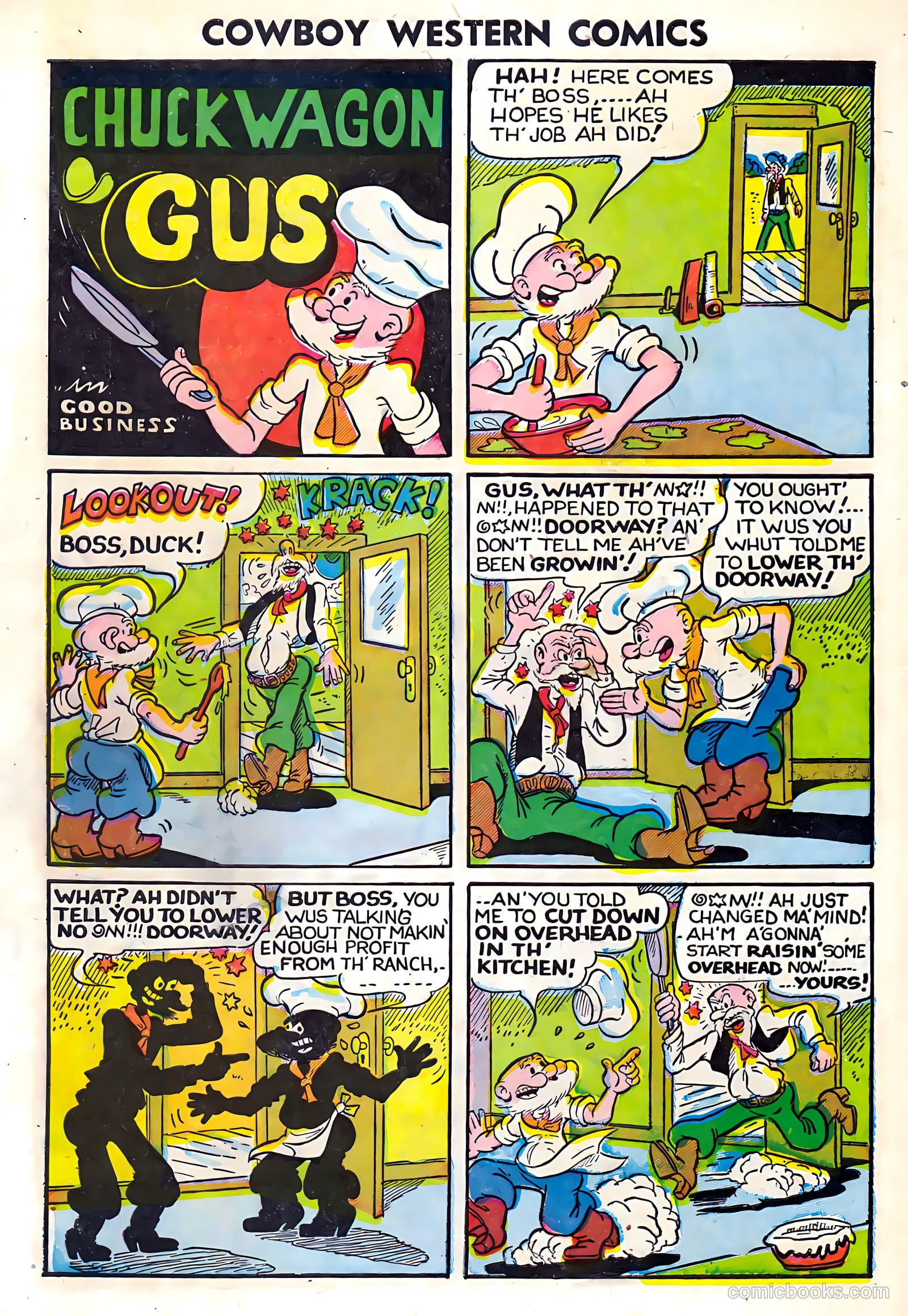 Cowboy Western Comics #37 — page 34 of 36