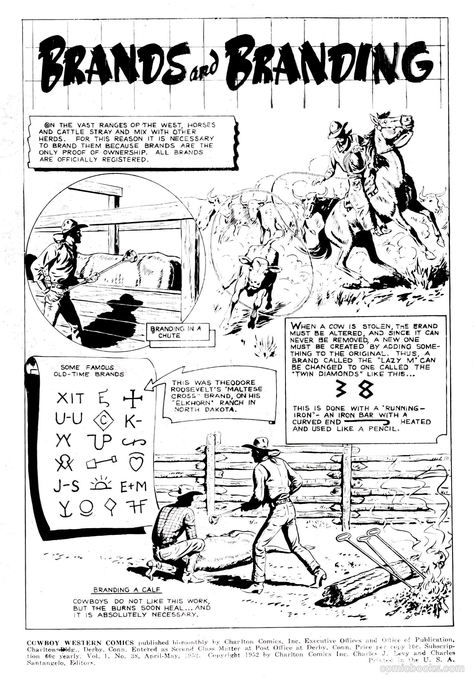 Cowboy Western Comics #38 — page 2 of 36