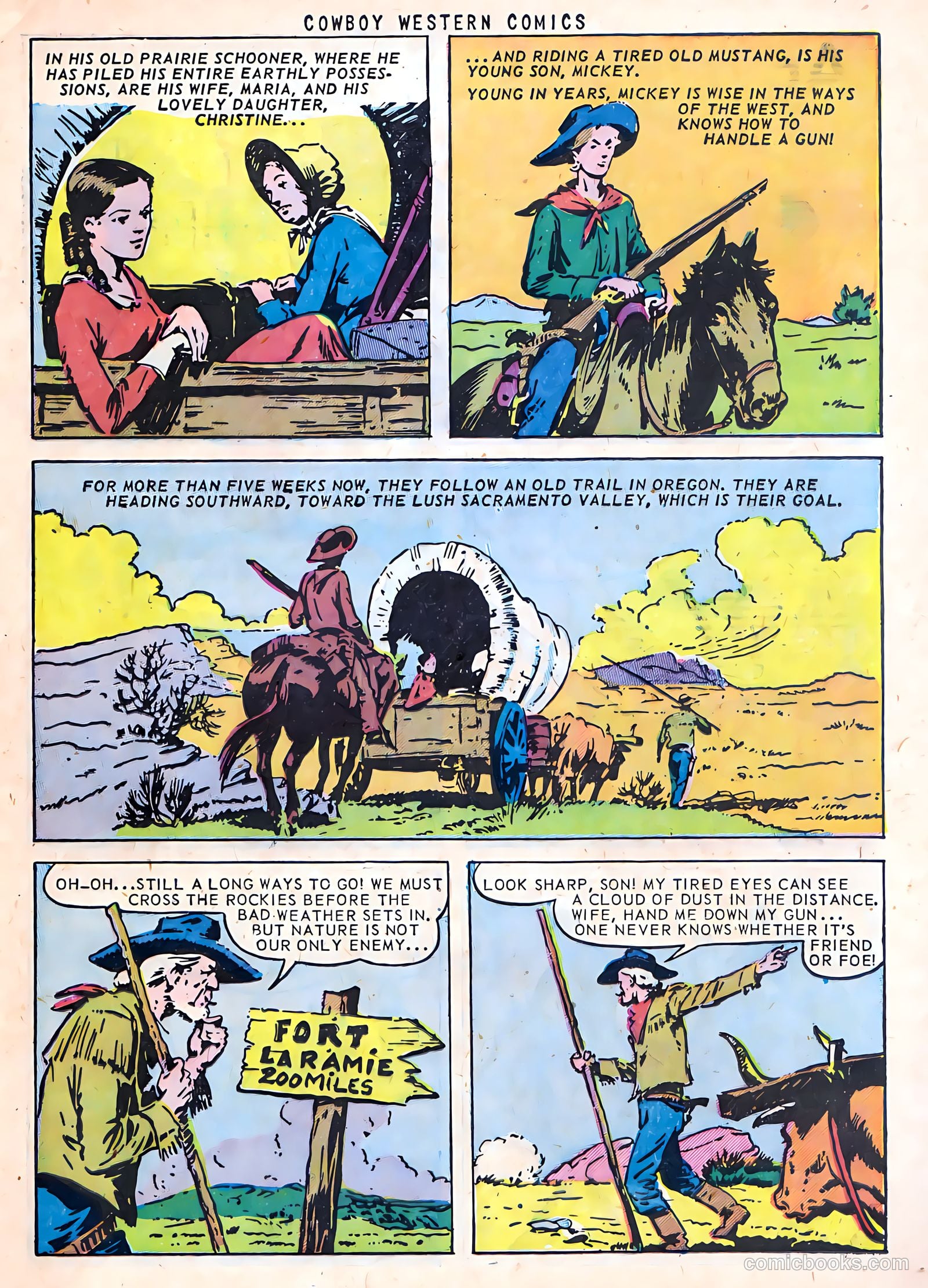 Cowboy Western Comics #38 — page 21 of 36