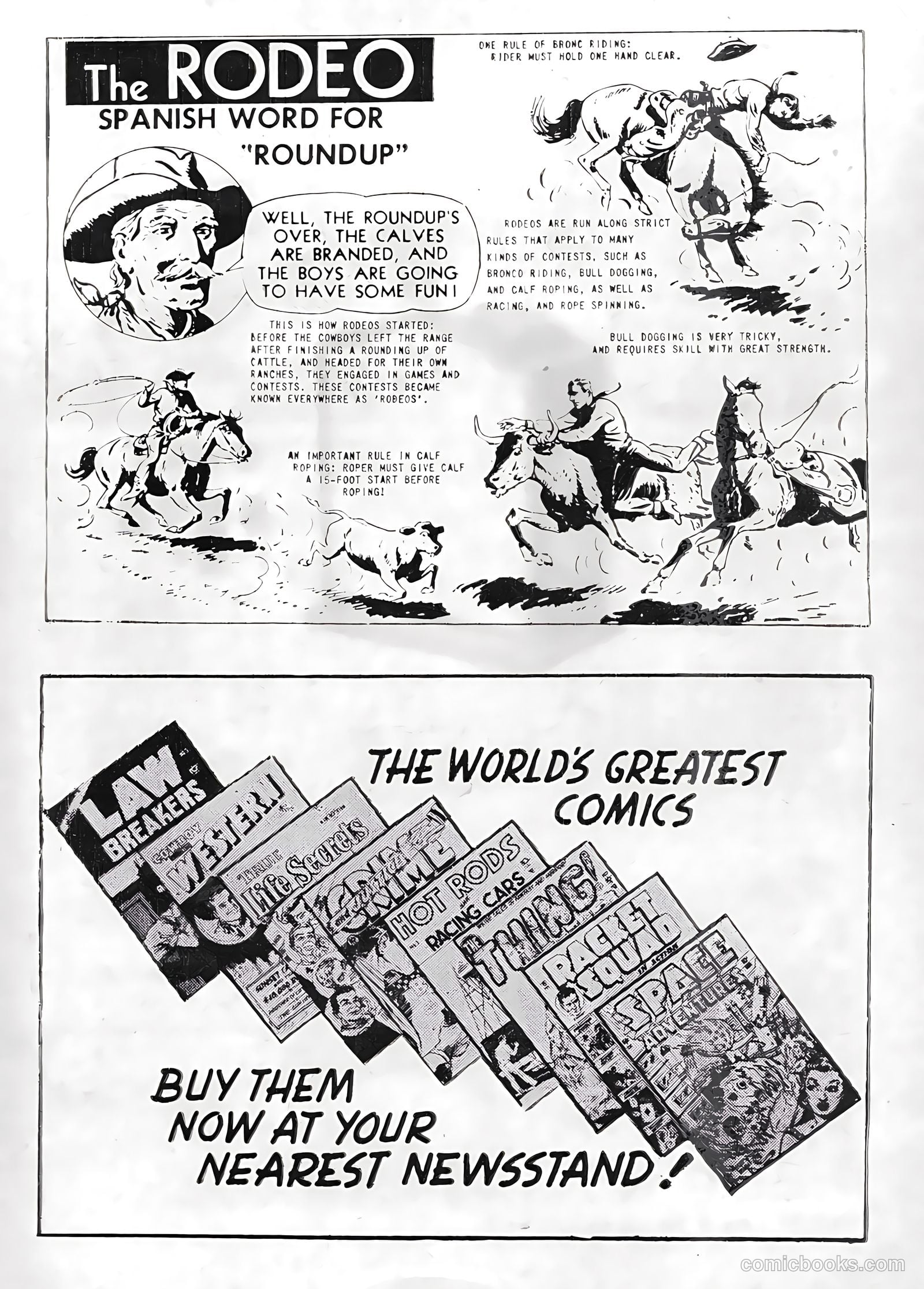 Cowboy Western Comics #38 — page 35 of 36
