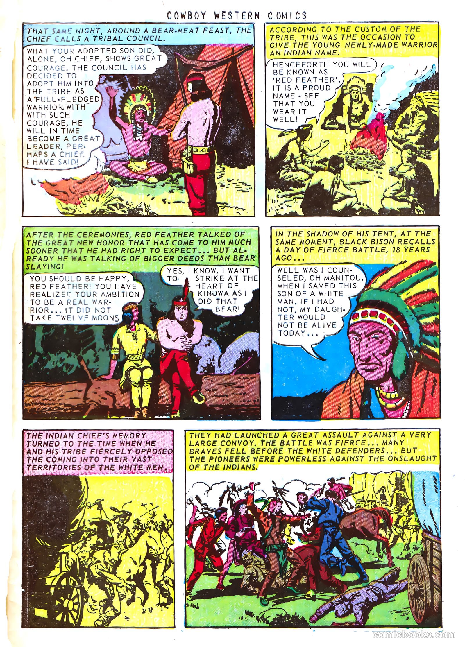 Cowboy Western Comics #39 — page 33 of 36