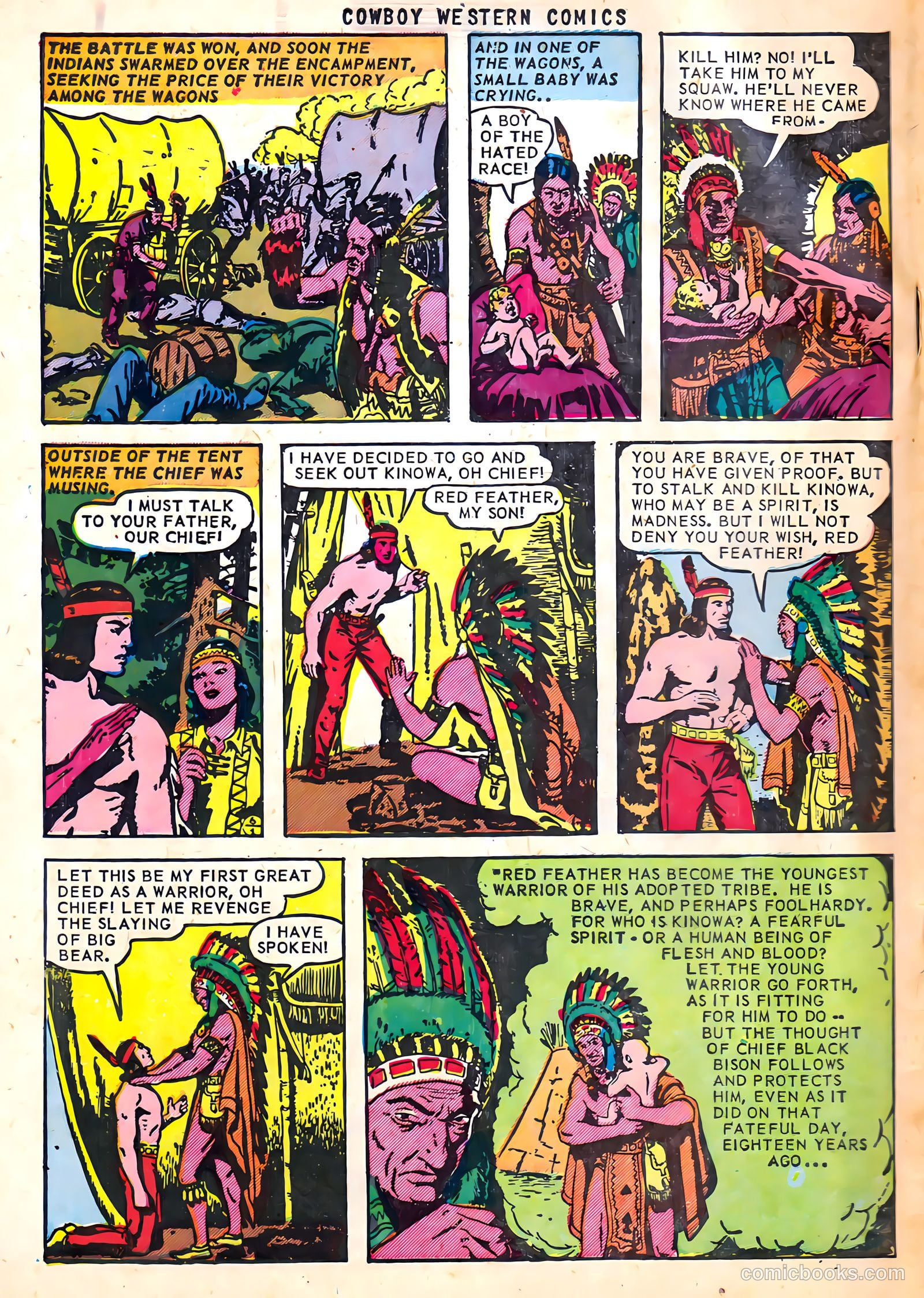 Cowboy Western Comics #39 — page 34 of 36