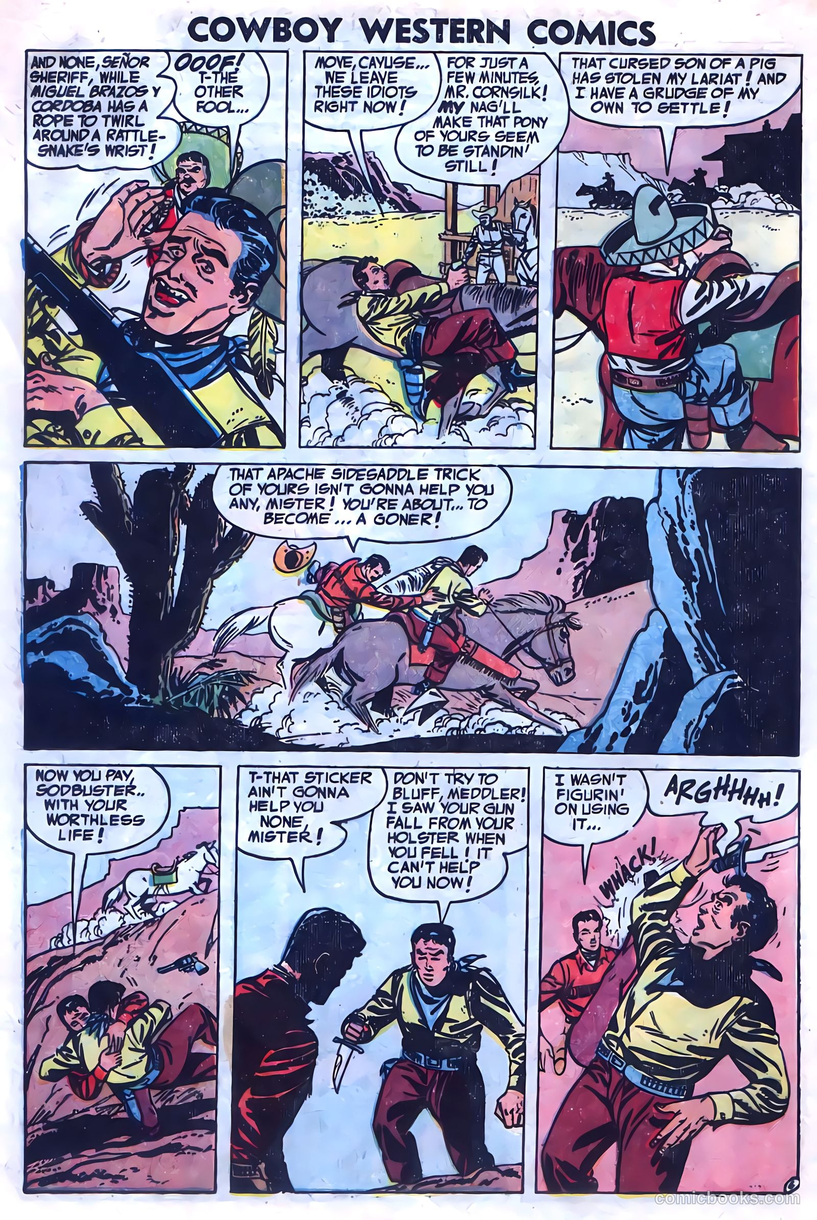 Cowboy Western Comics #46 — page 16 of 36