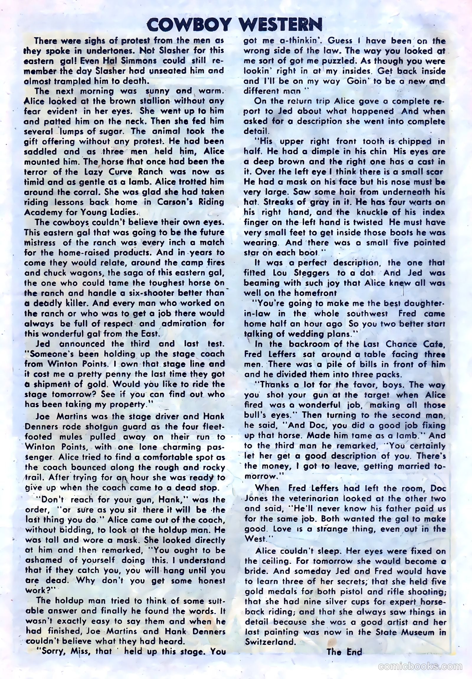 Cowboy Western Comics #46 — page 19 of 36