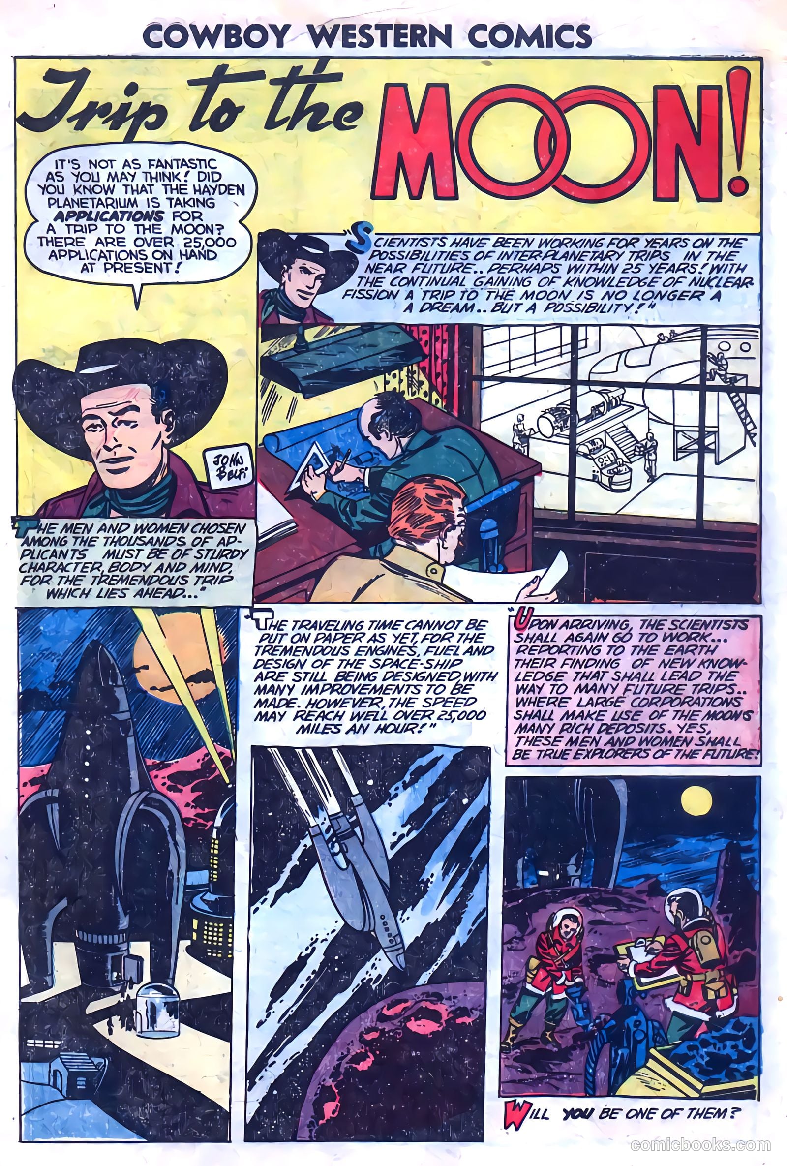 Cowboy Western Comics #46 — page 33 of 36