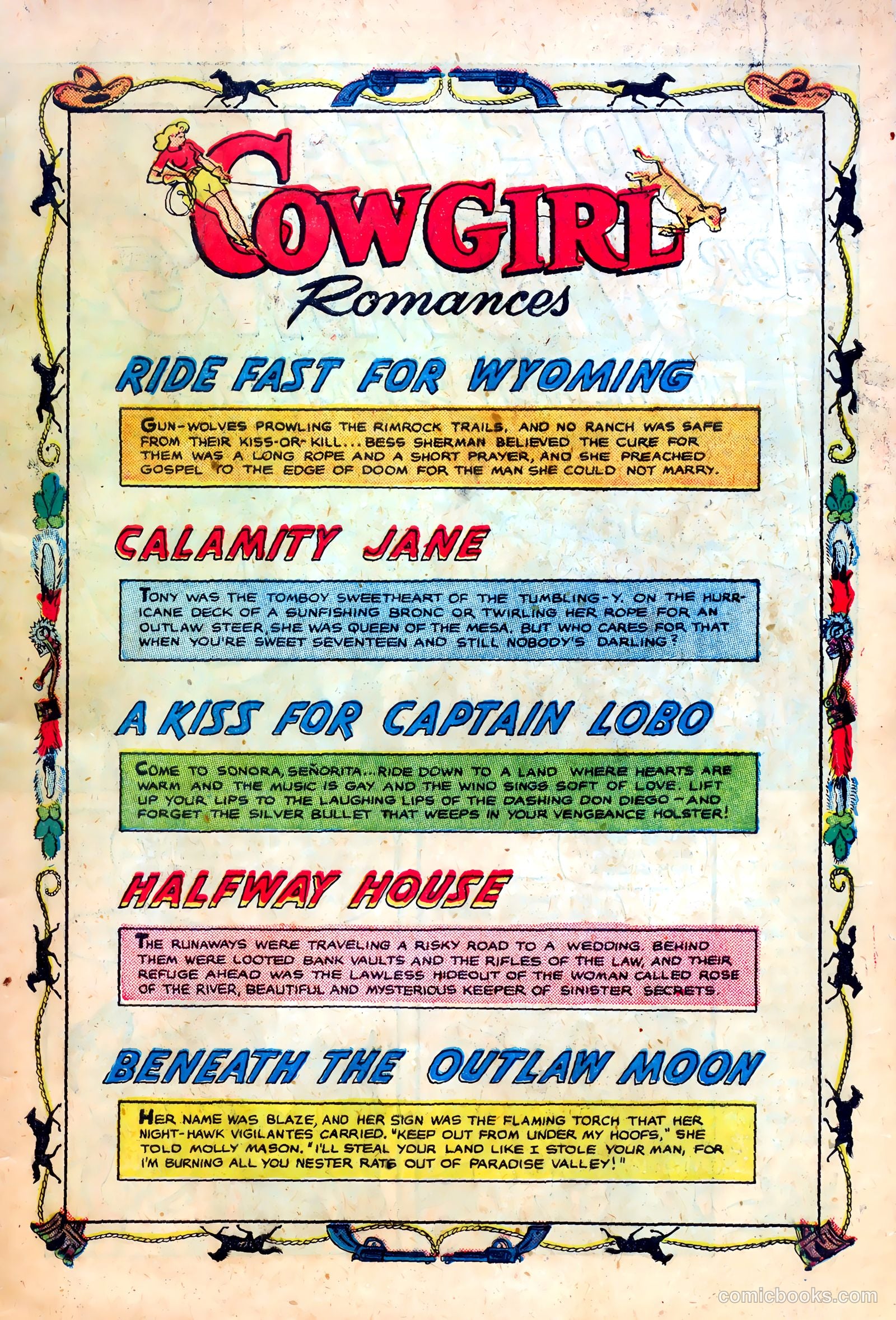Cowgirl Romances #1 — page 3 of 53