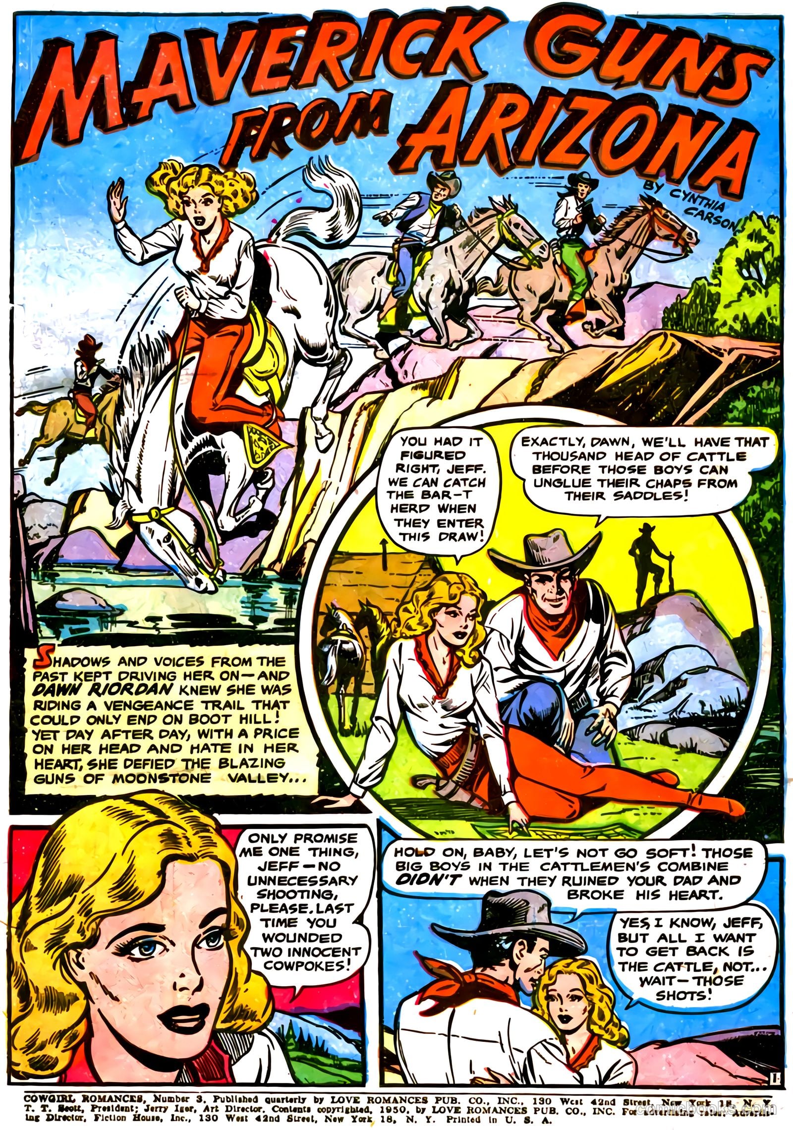 Cowgirl Romances #3 — page 3 of 51
