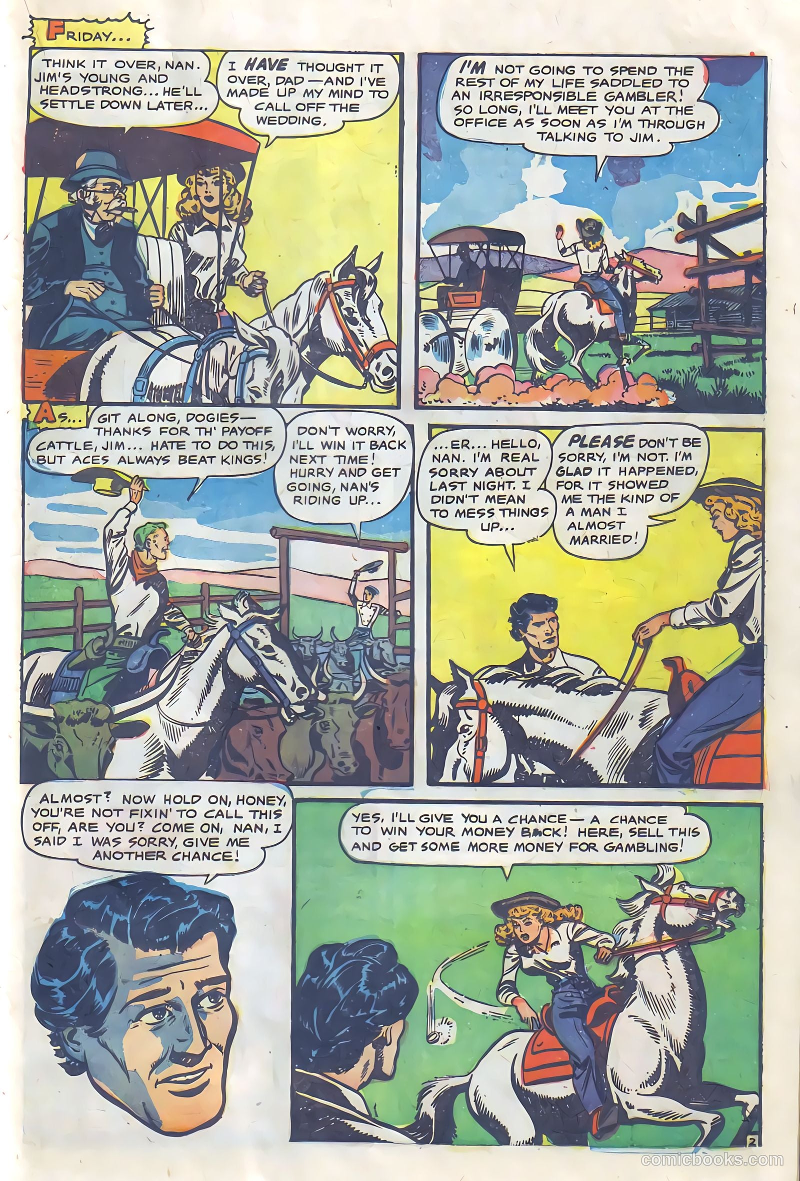 Cowgirl Romances #6 — page 21 of 36
