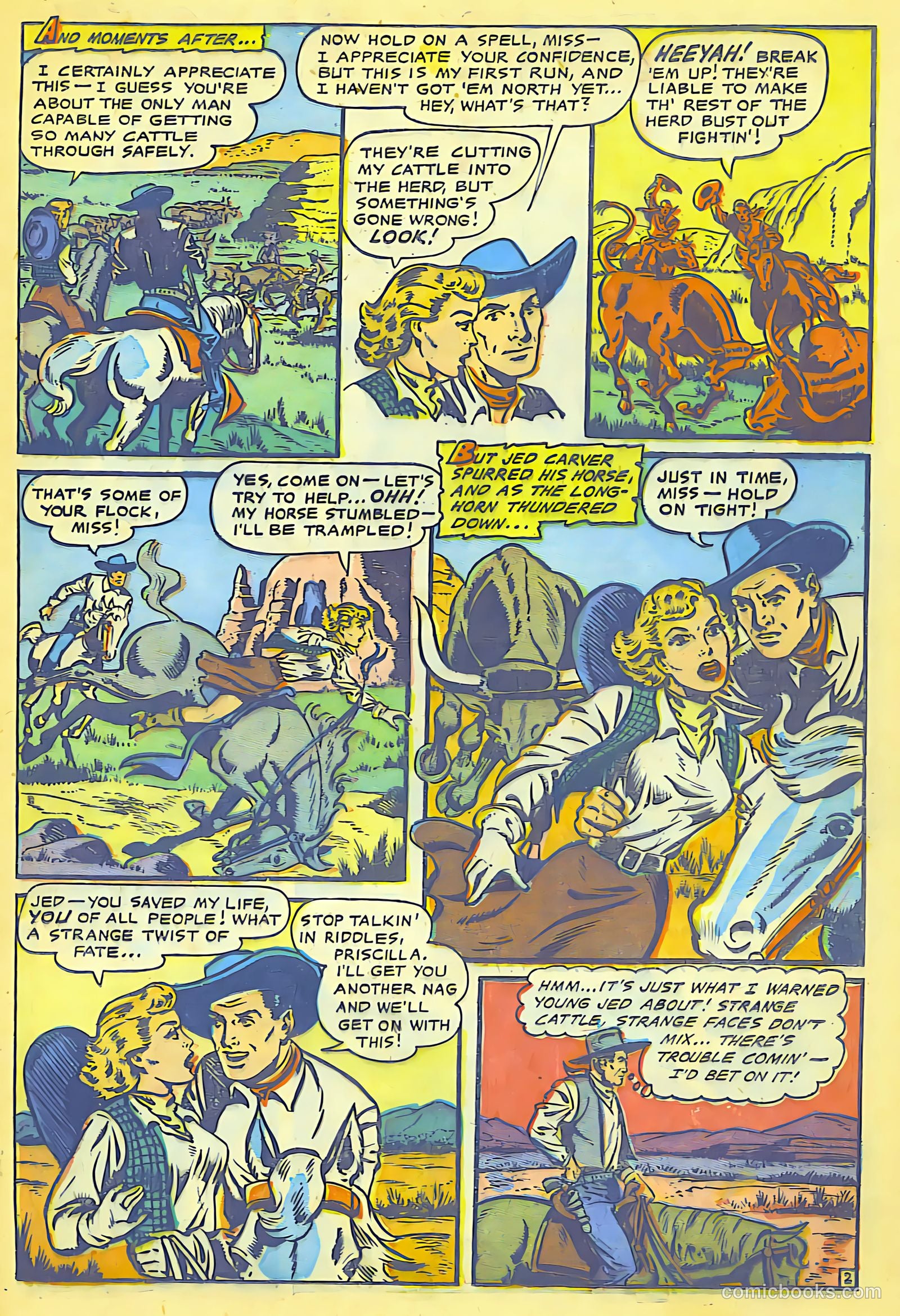 Cowgirl Romances #8 — page 21 of 36