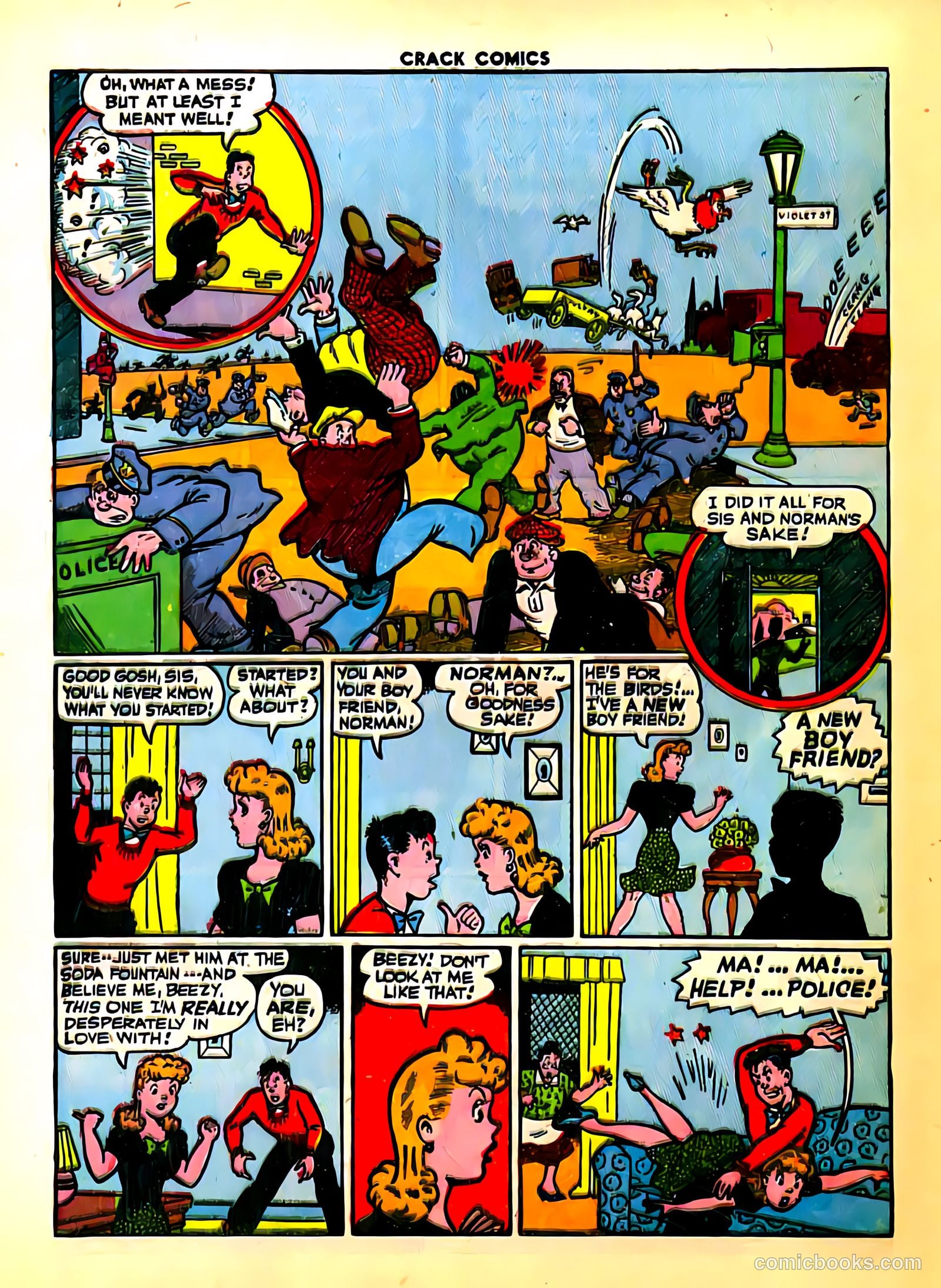 Crack Comics #38 — page 58 of 60