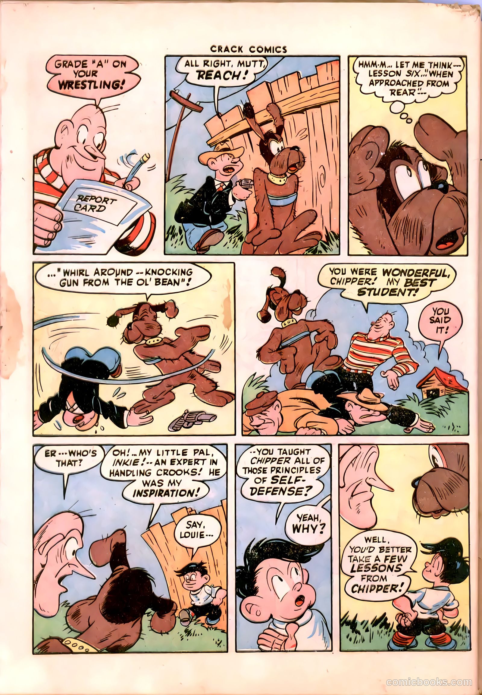Crack Comics #43 — page 58 of 60