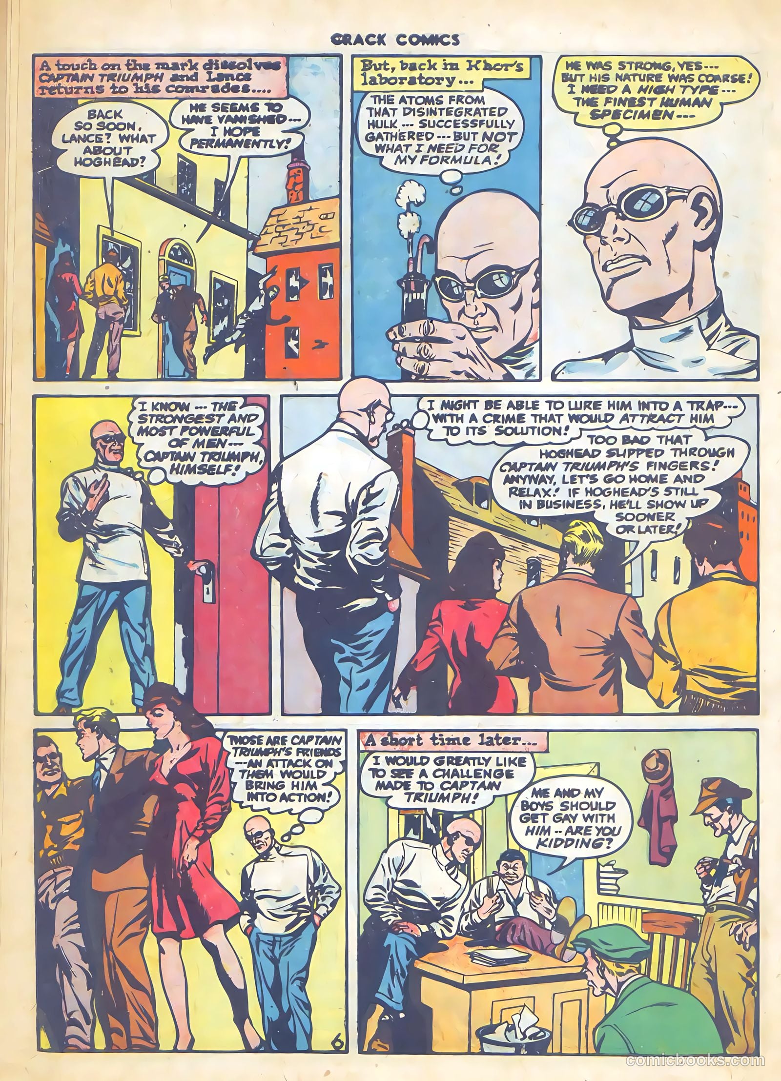 Crack Comics #47 — page 8 of 60