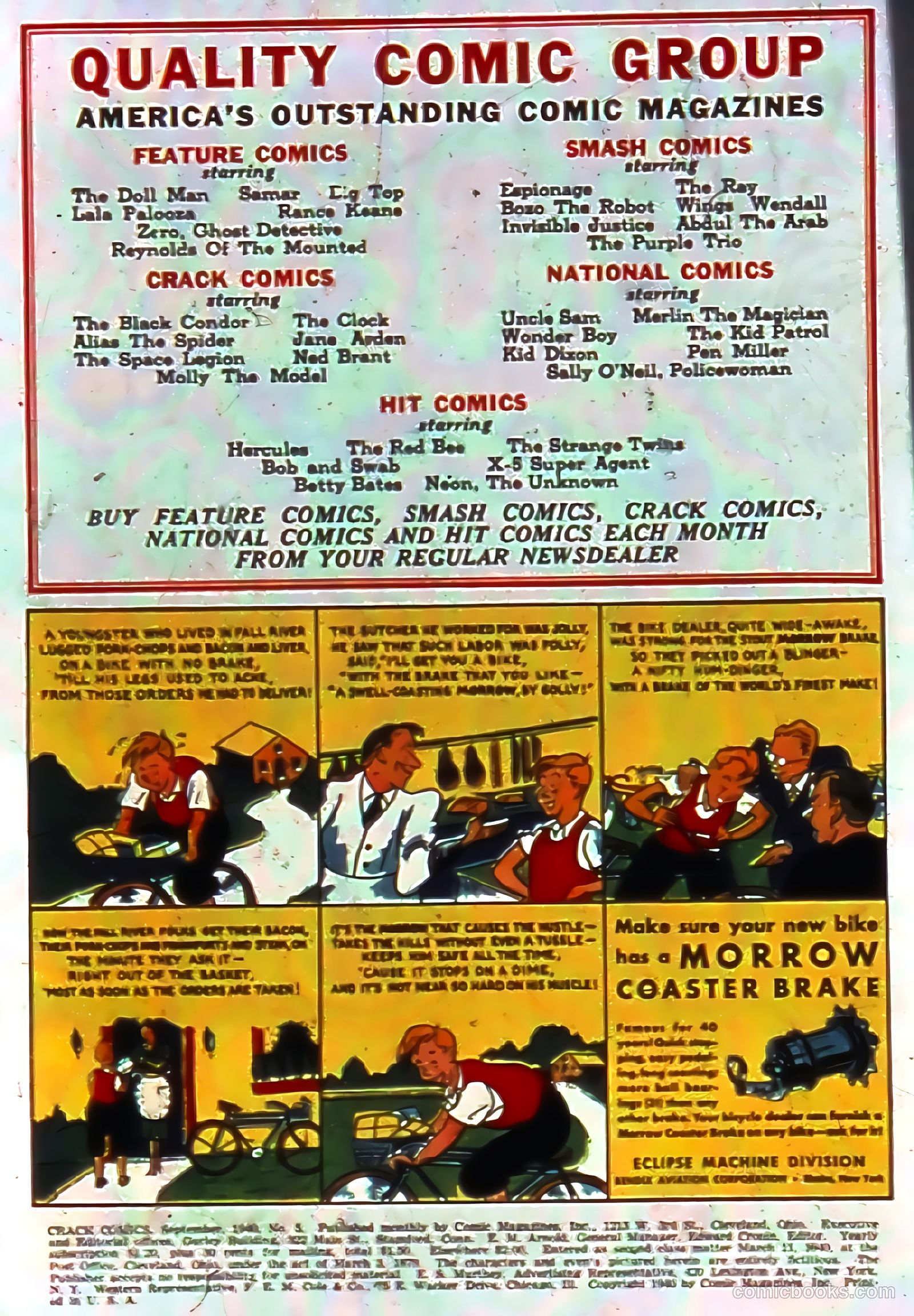 Crack Comics #5 — page 2 of 68